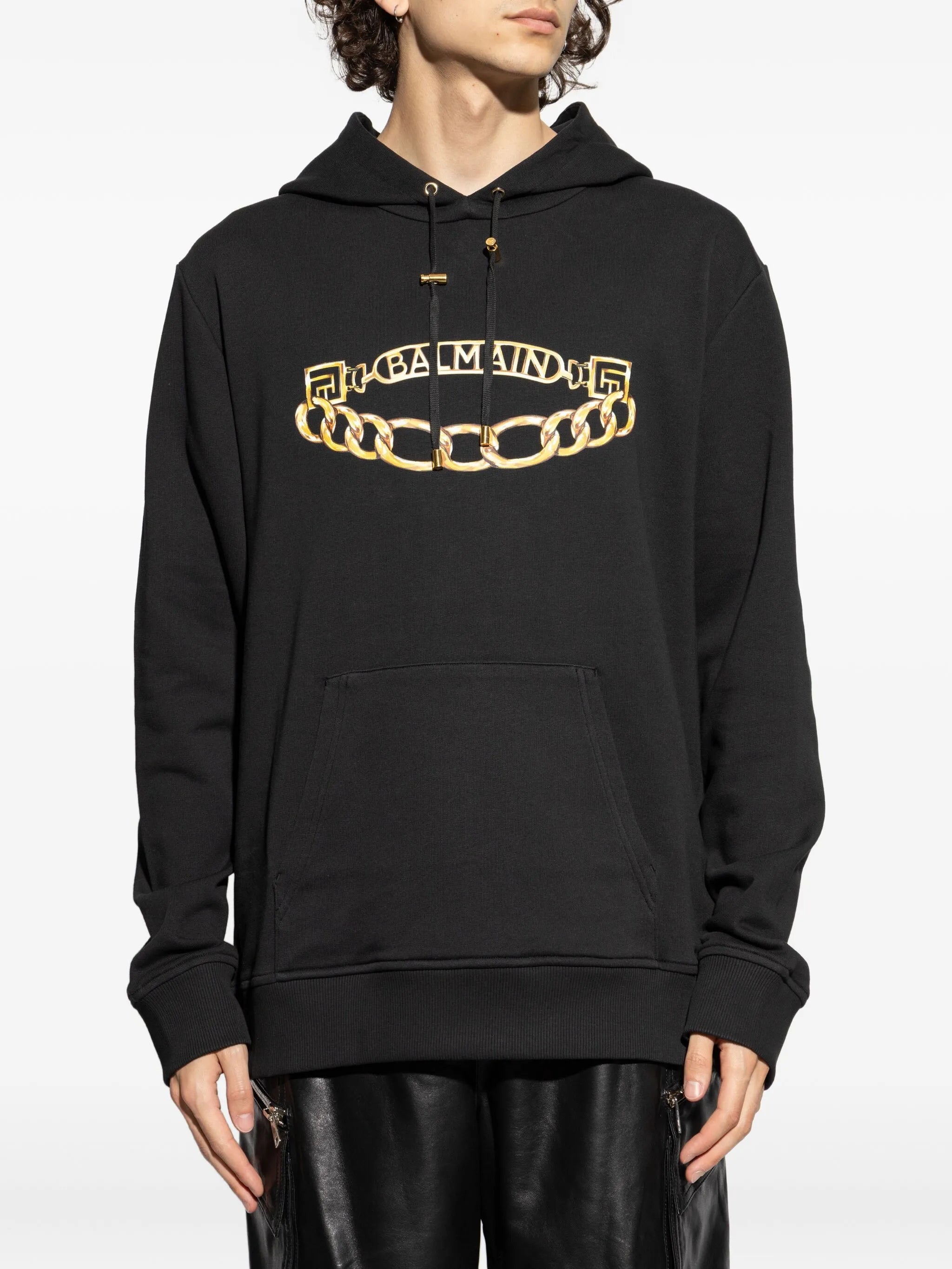 logo-print hoodie