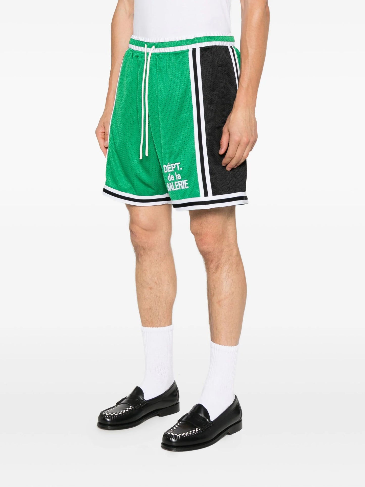 French-logo mesh shorts