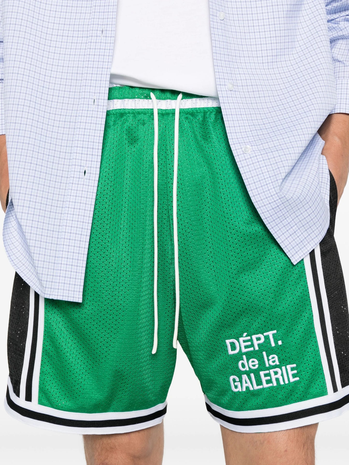 French-logo mesh shorts