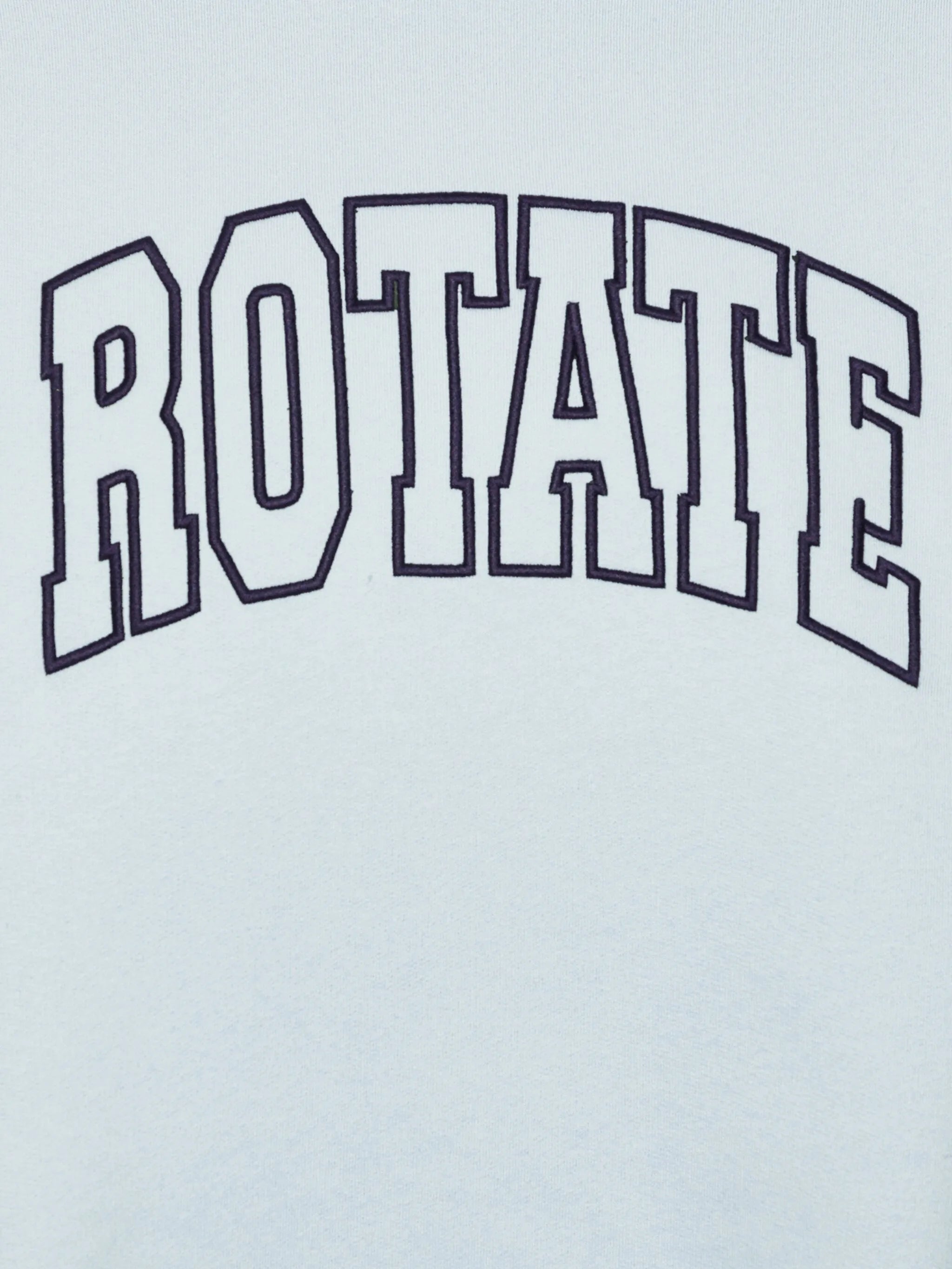 embroidered-logo sweatshirt