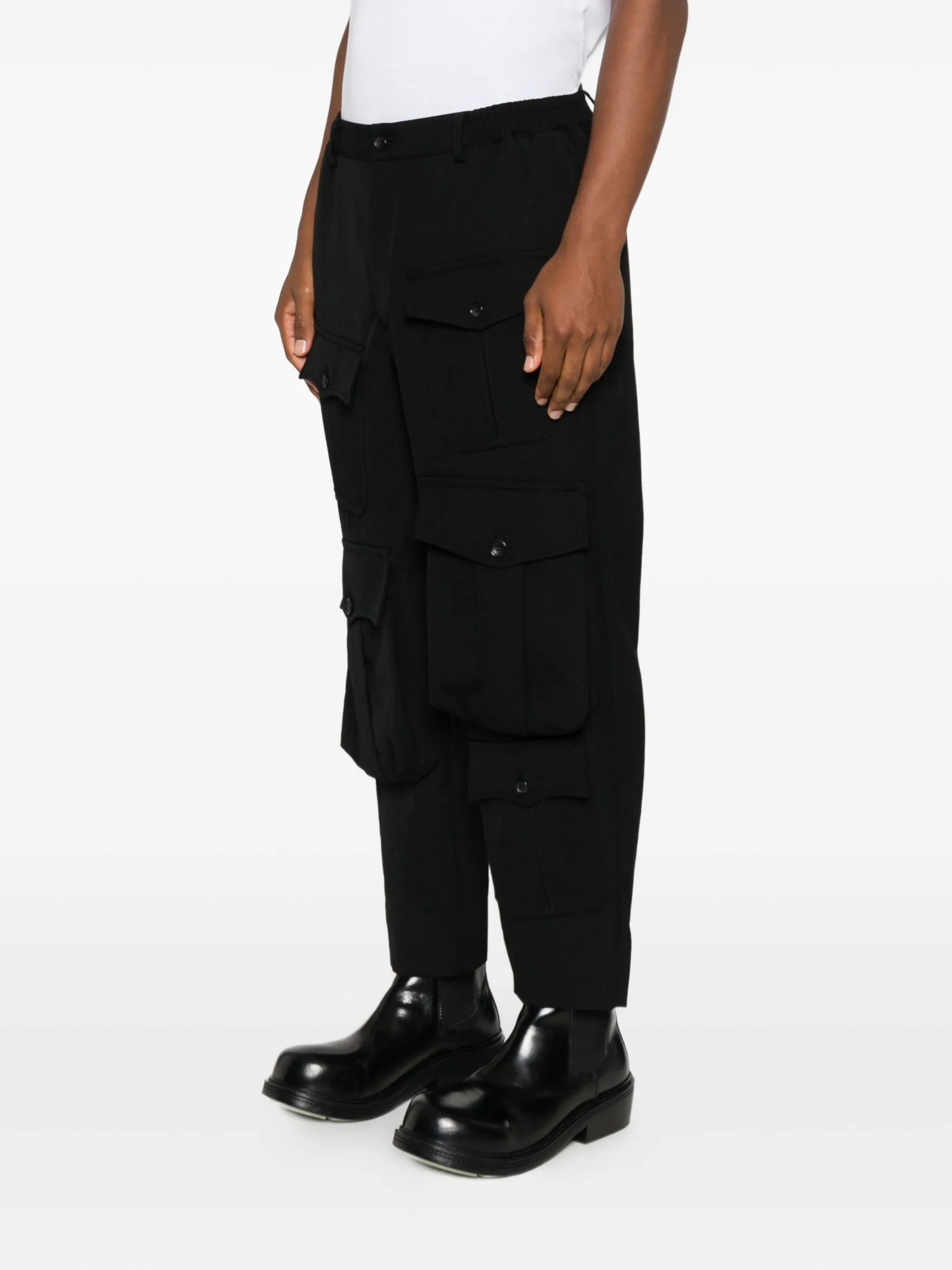 gabardine cargo pants
