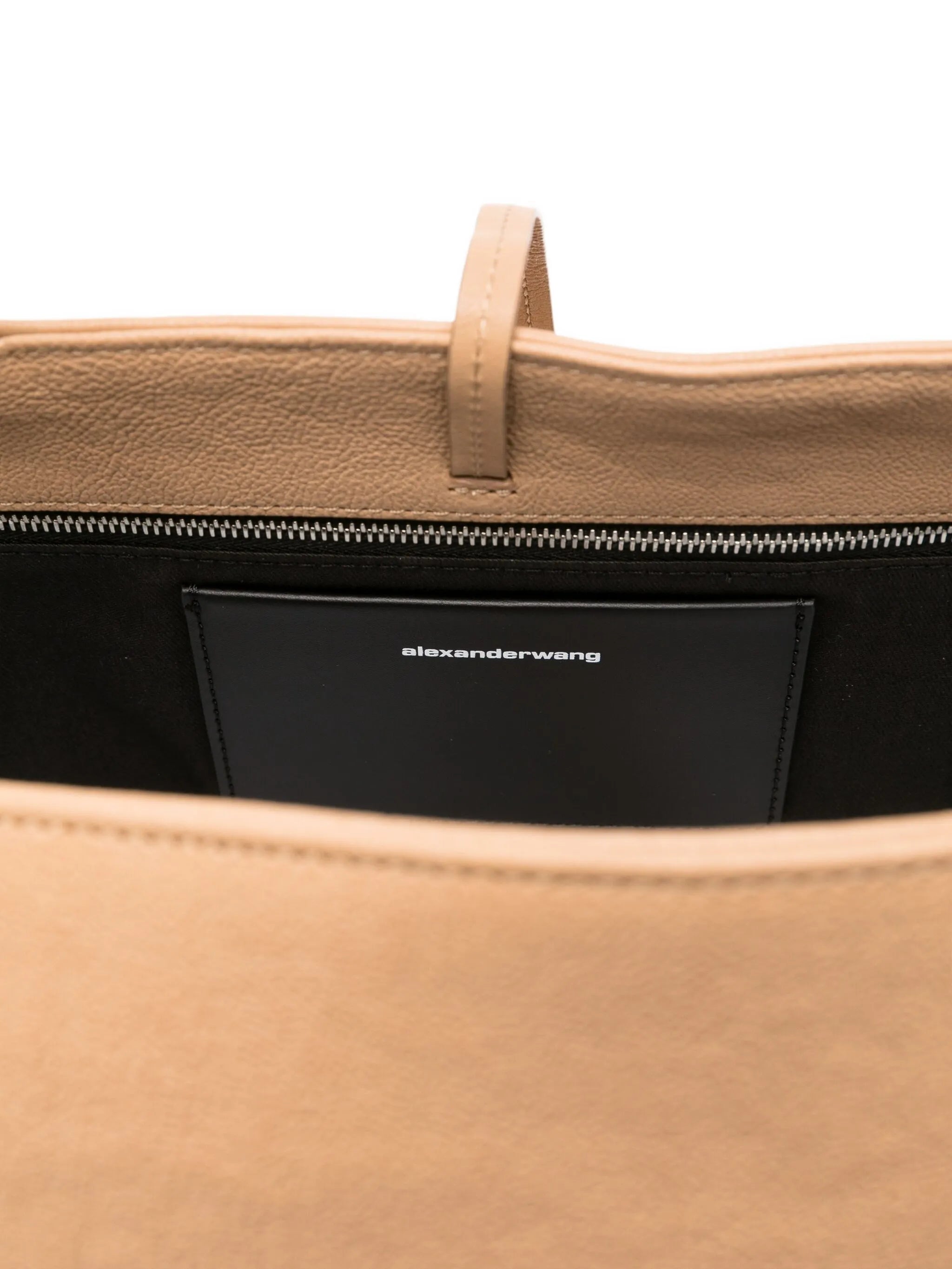 embossed-logo tote bag
