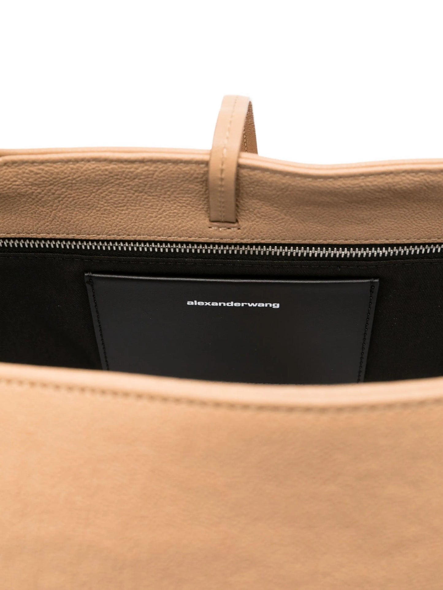 logo-embossed tote bag