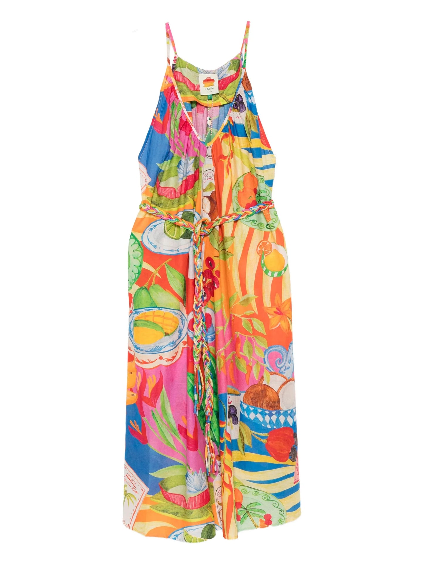 printed midi dress