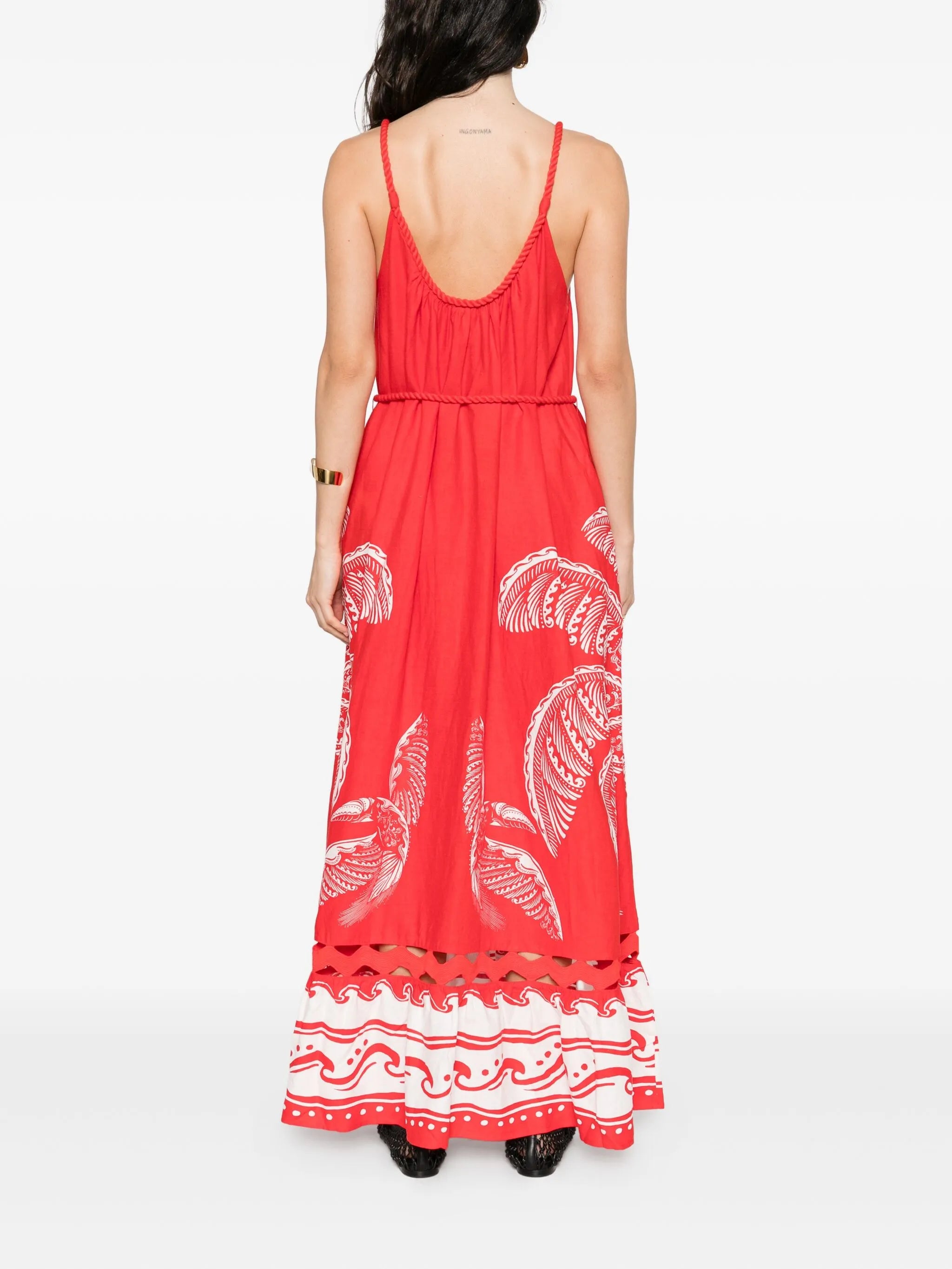 Majestic Coconut Tree maxi dress