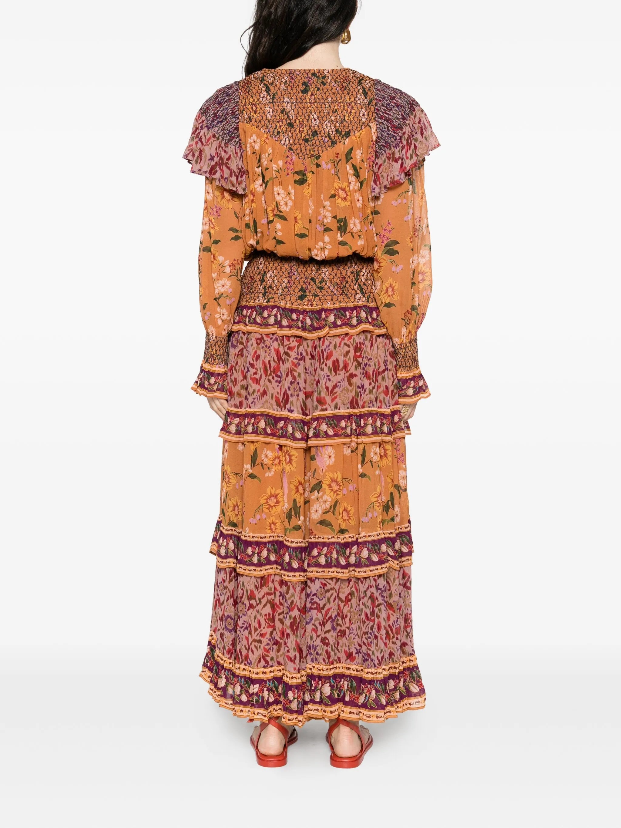 floral-print dress