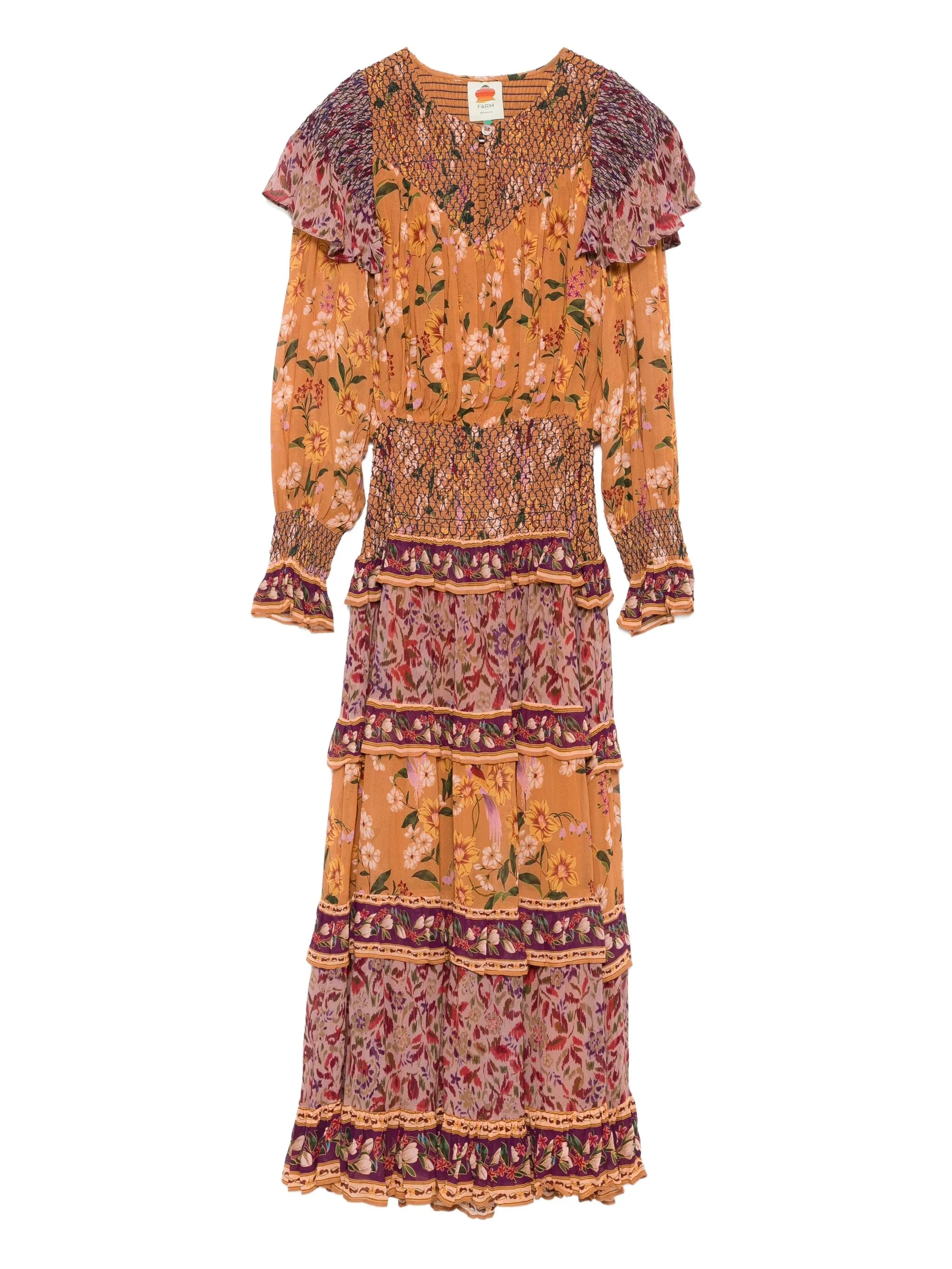 floral-print dress