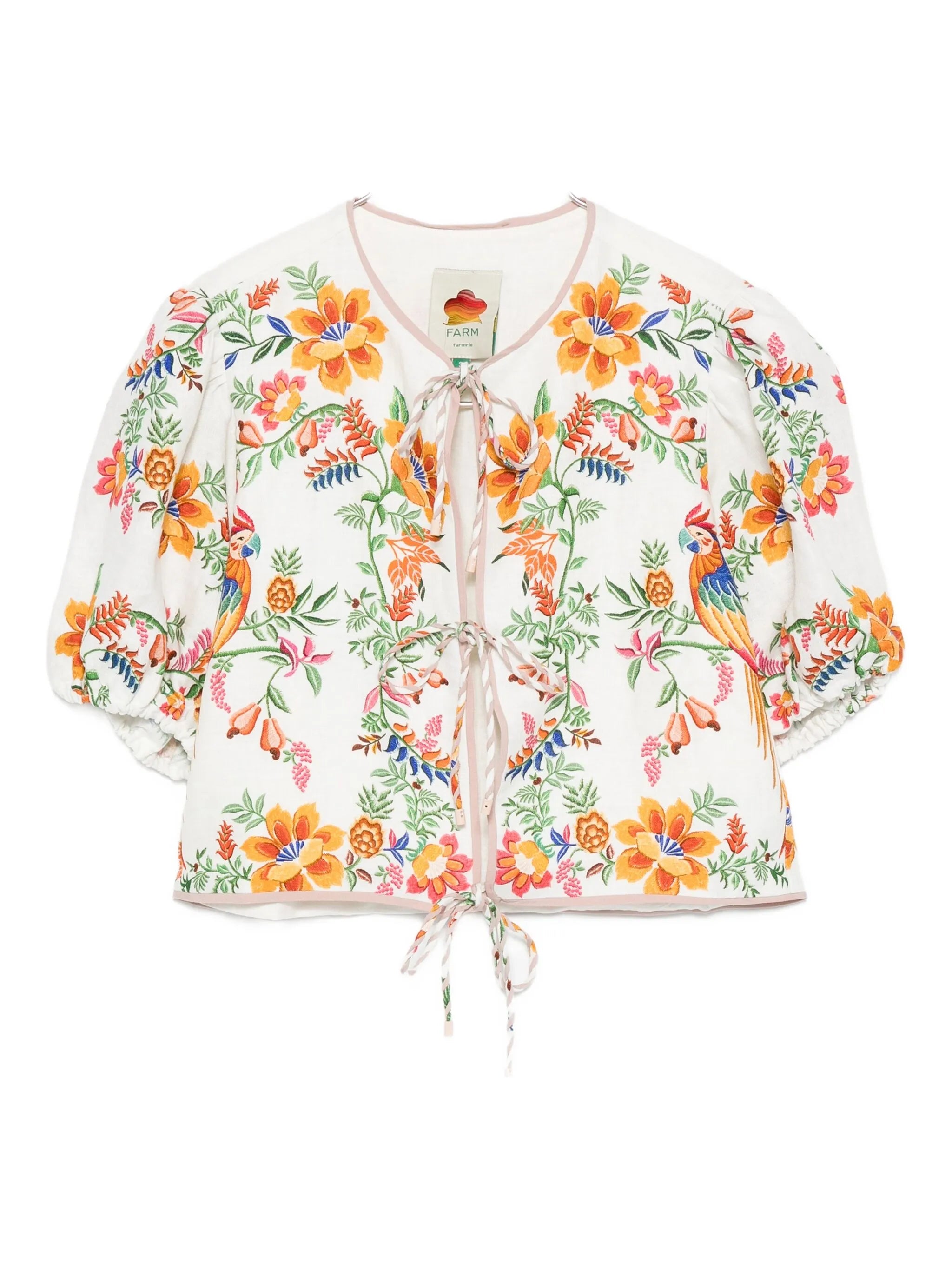 Delicate Forest Scarves blouse