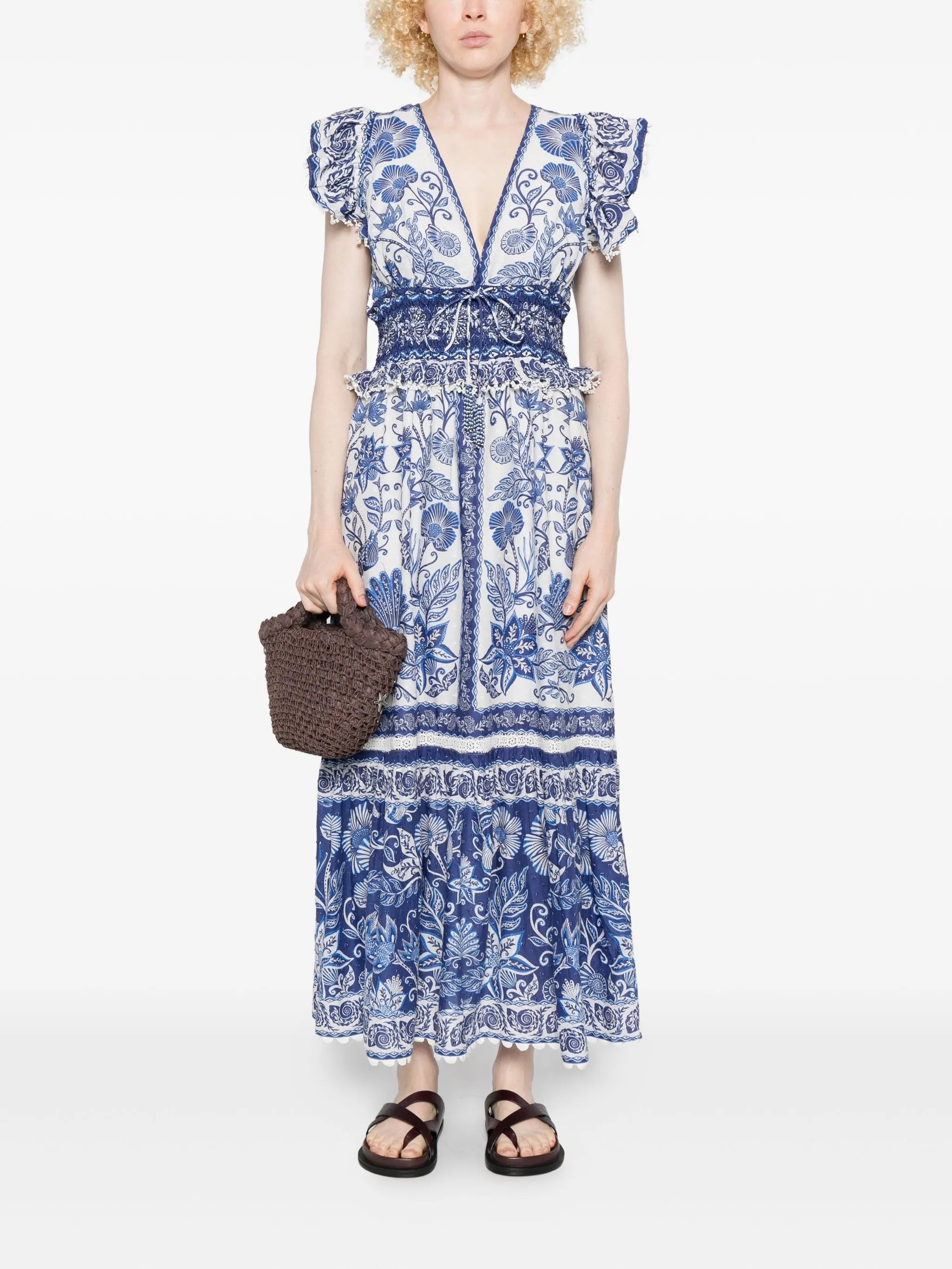 Shell Garden maxi dress