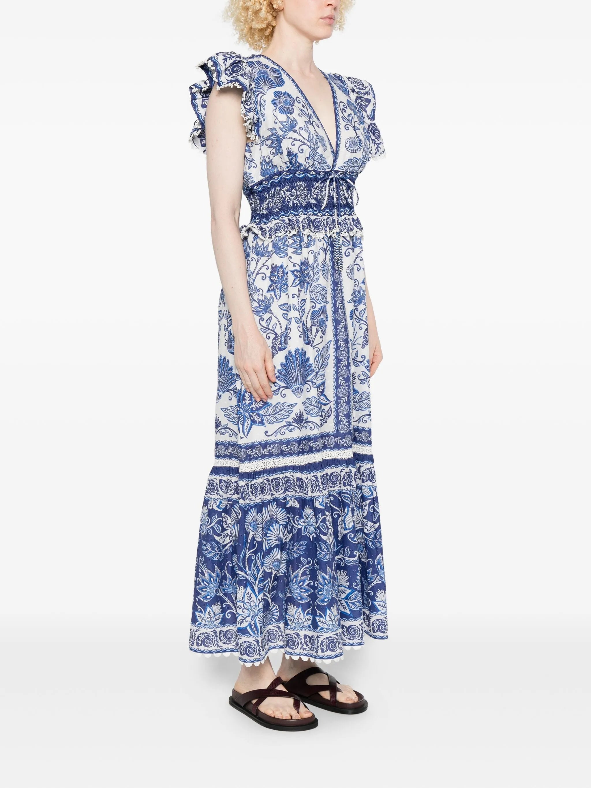 Shell Garden maxi dress