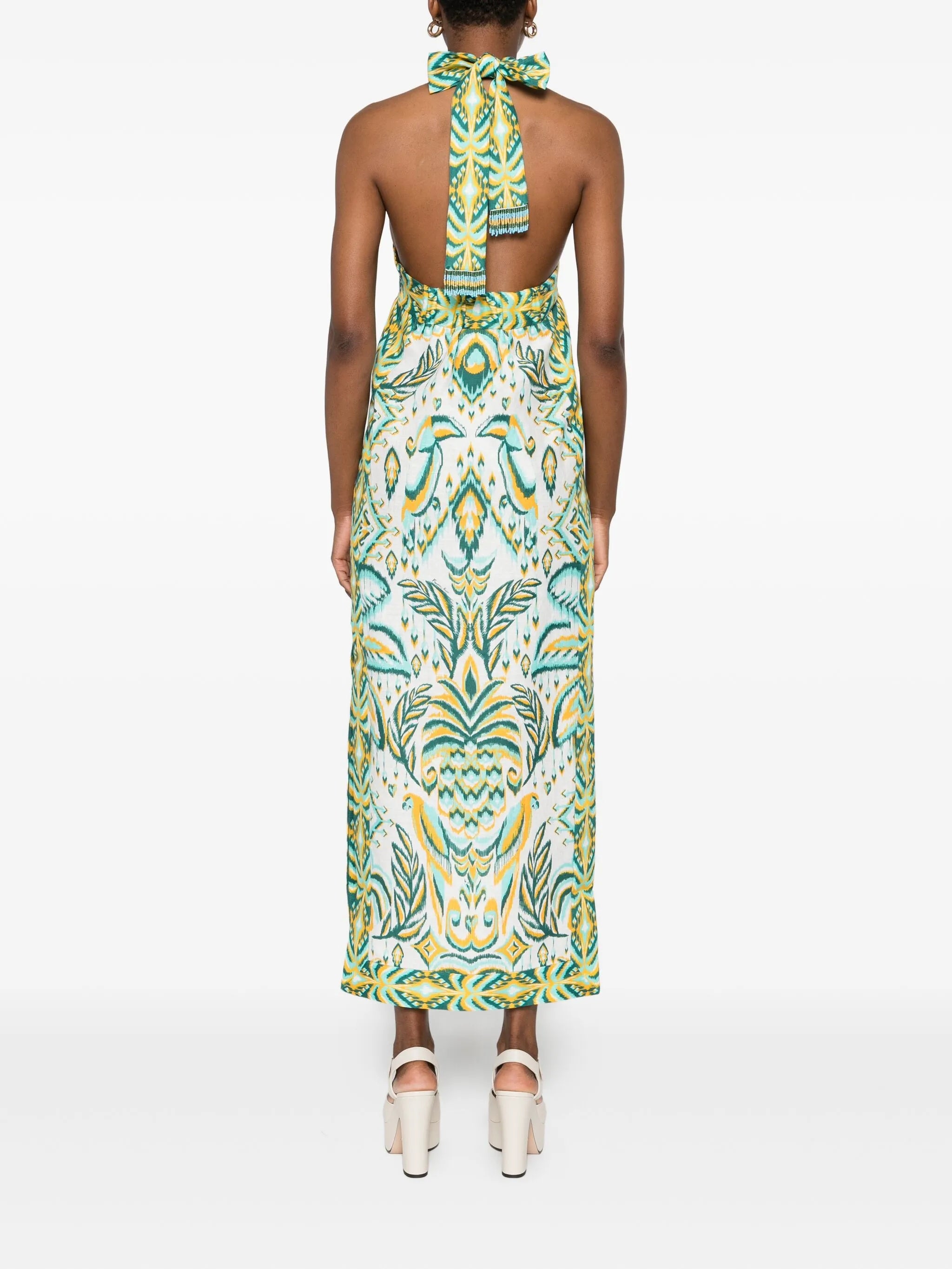 Tropical Tapestry maxi dress