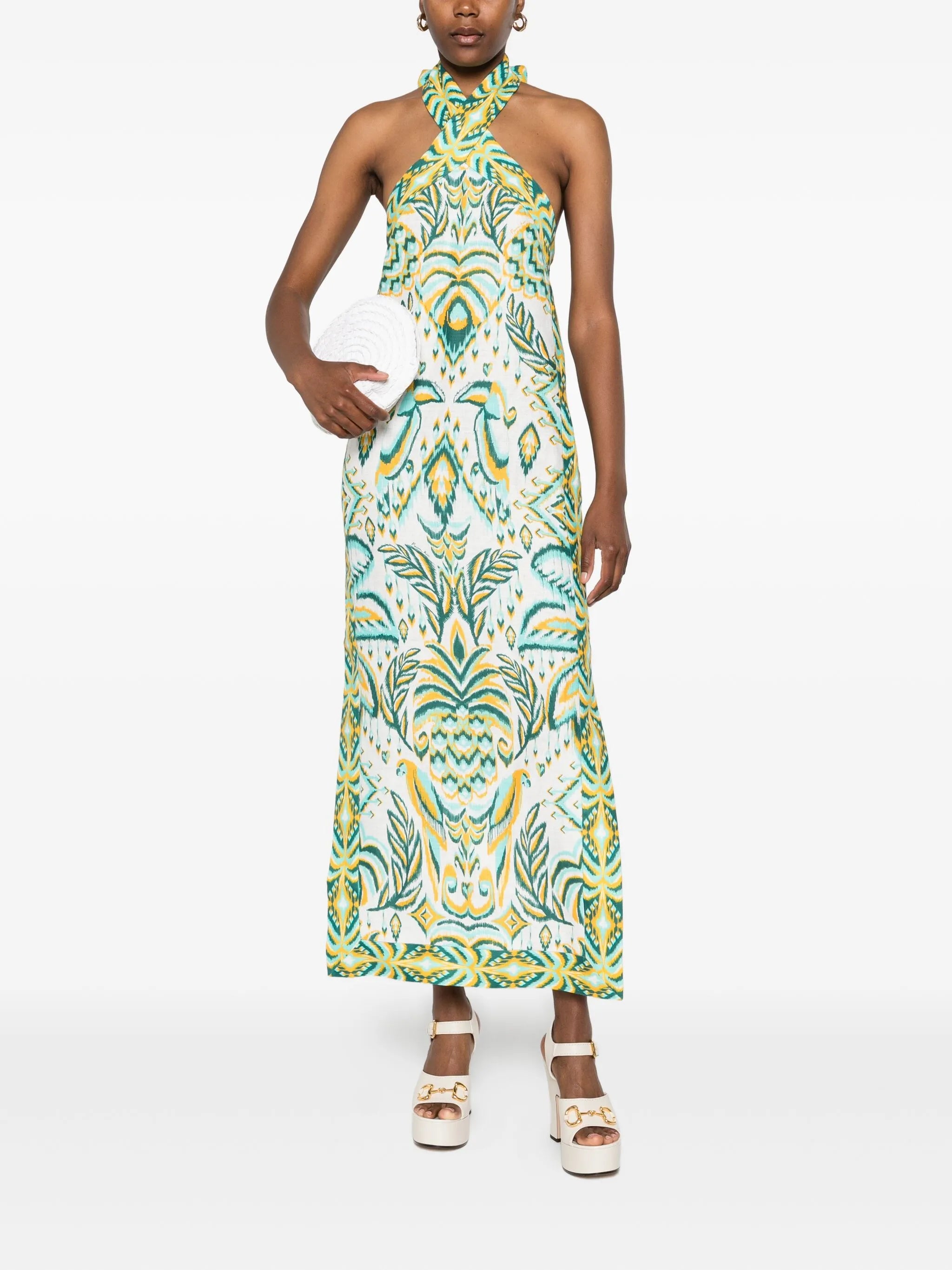 Tropical Tapestry maxi dress