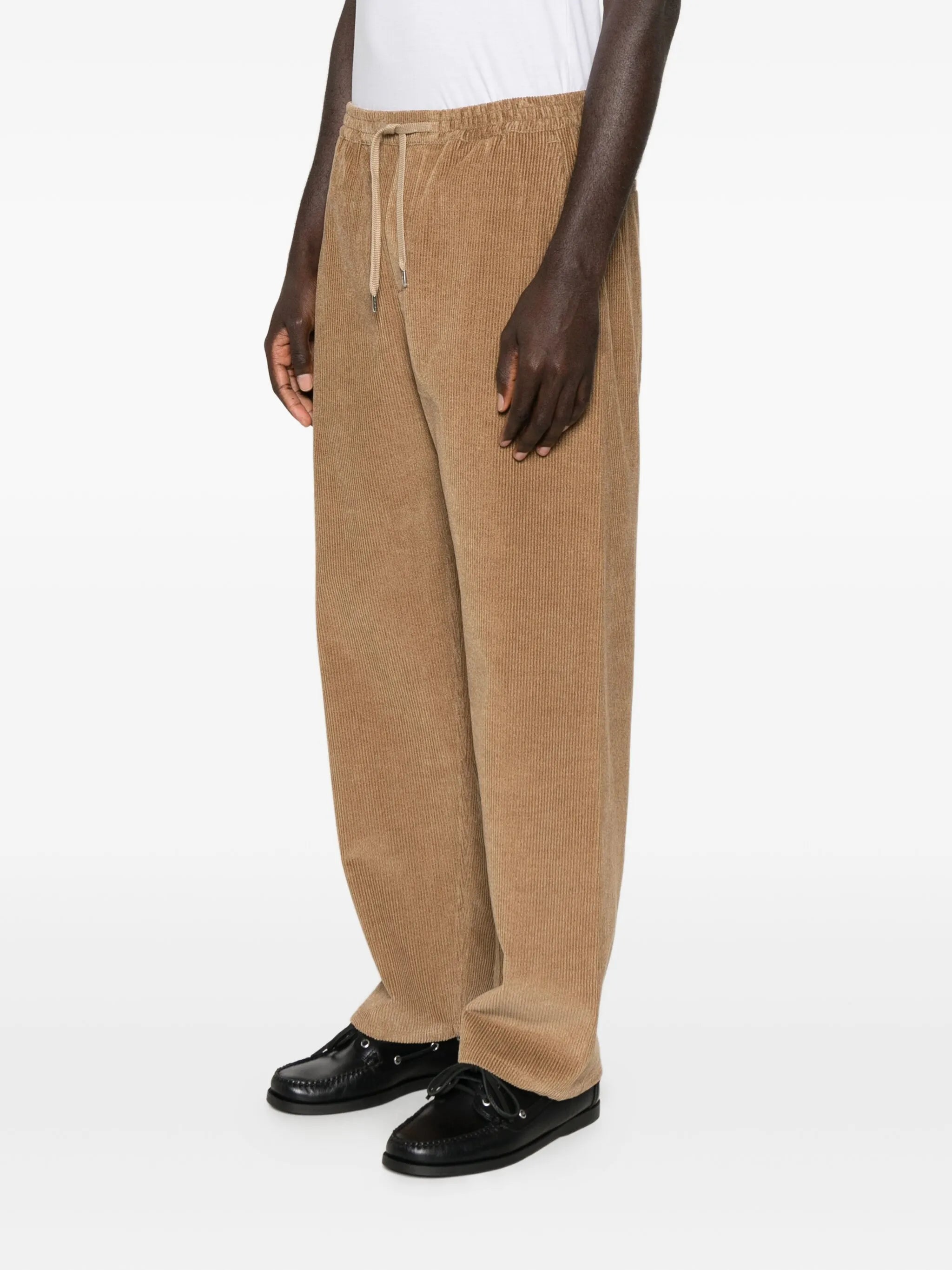 Samurai corduroy drawstring trousers