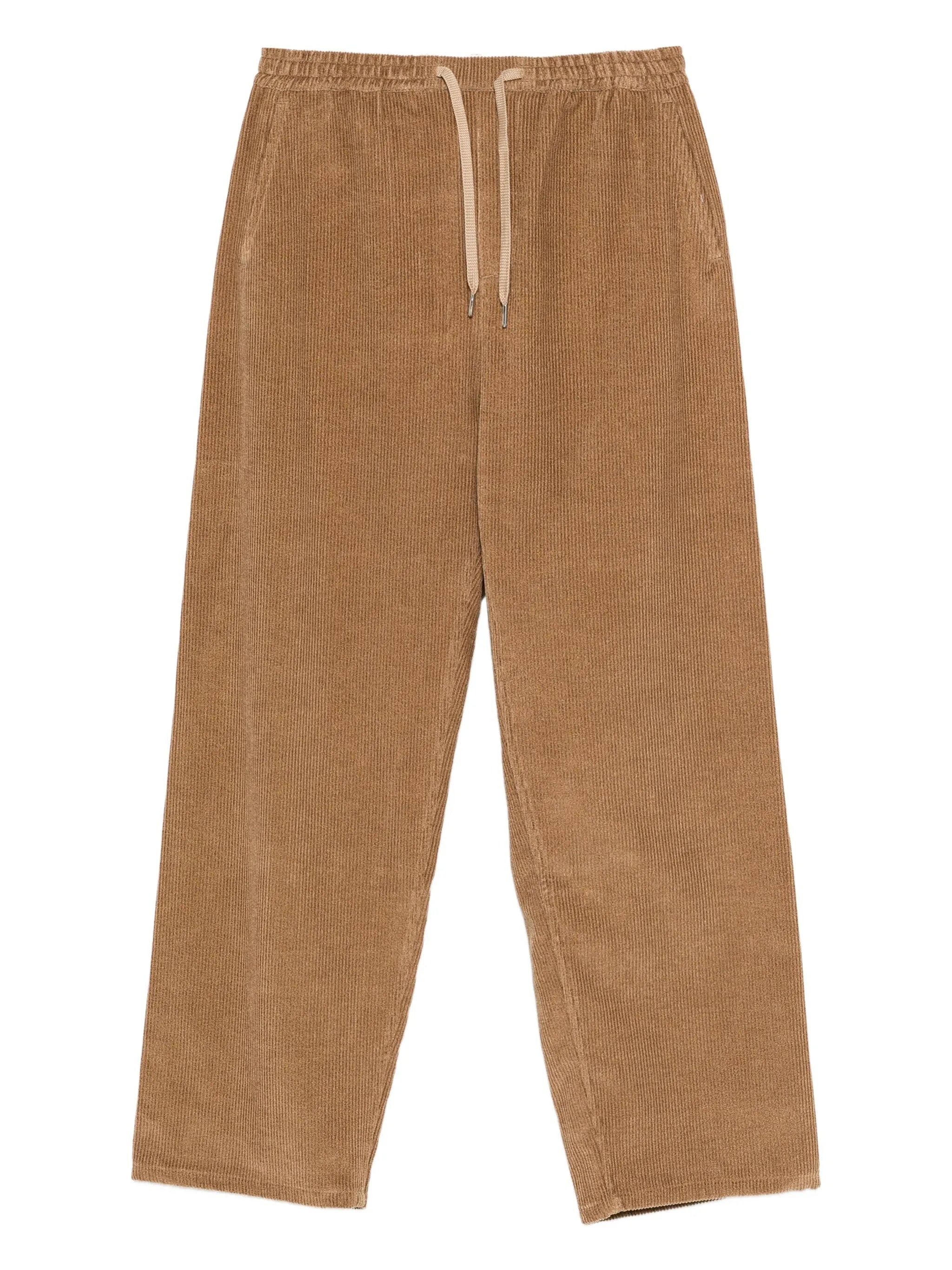 Samurai corduroy drawstring trousers