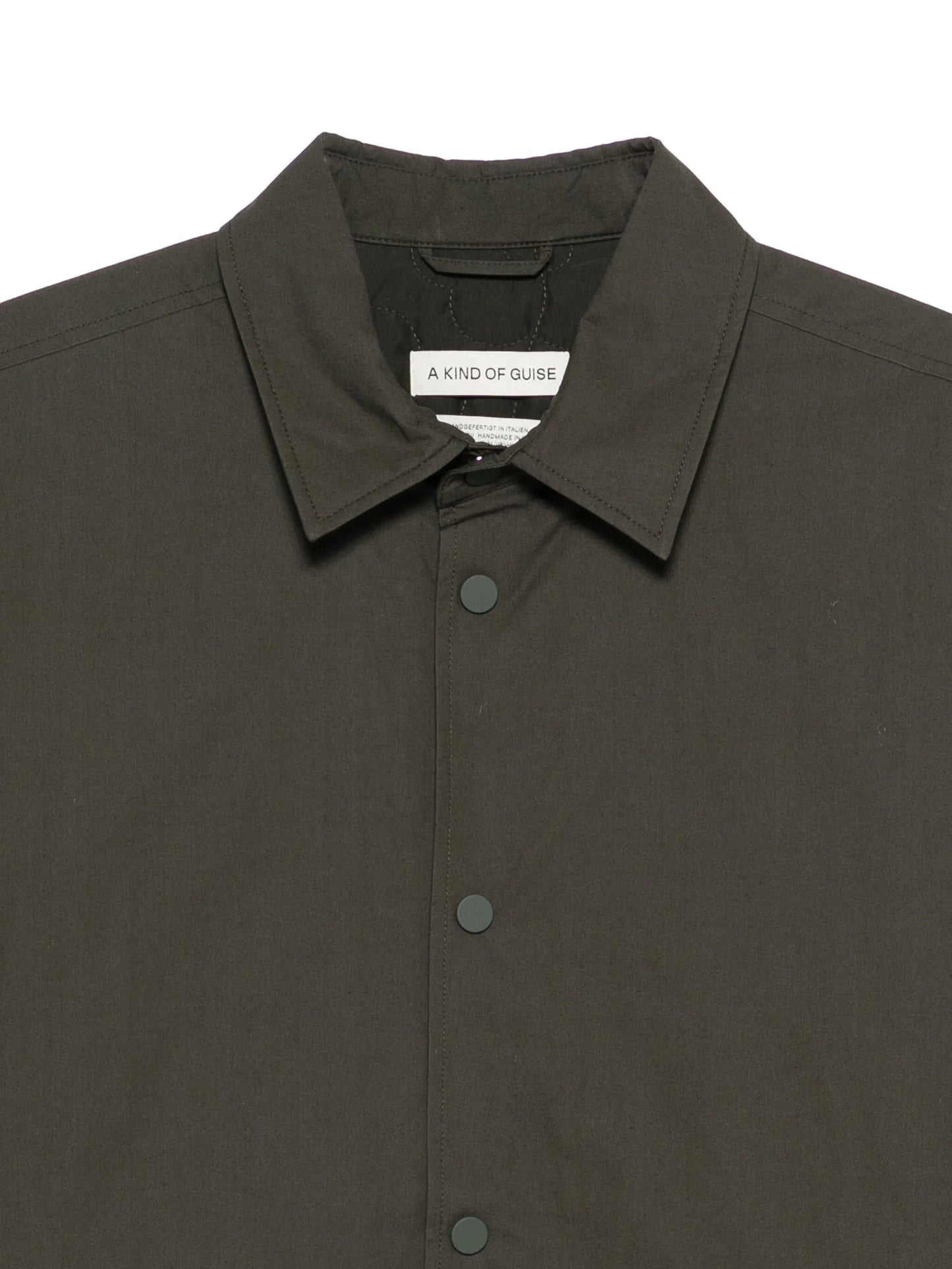 Olkay quilted padded cotton overshirt