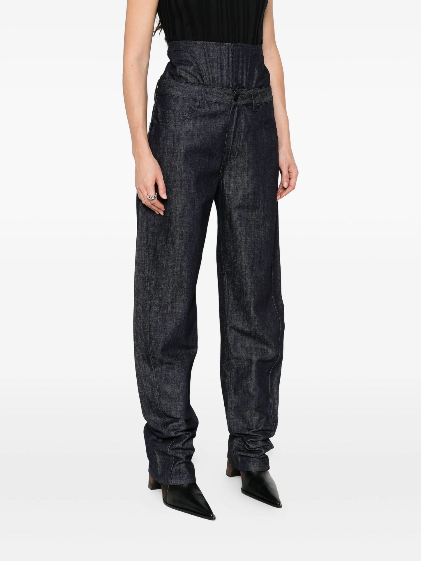 corset-waist jeans