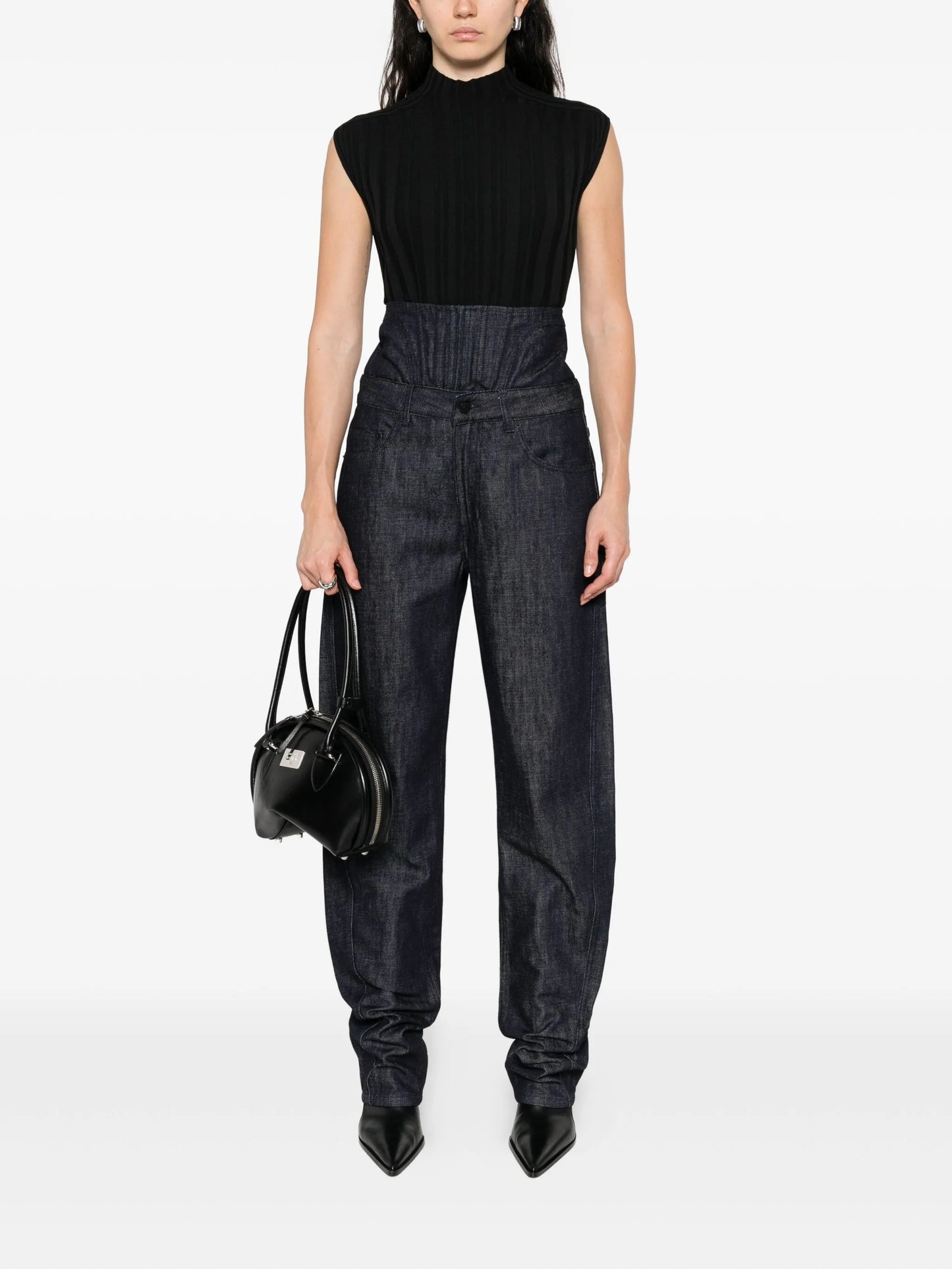 corset-waist jeans