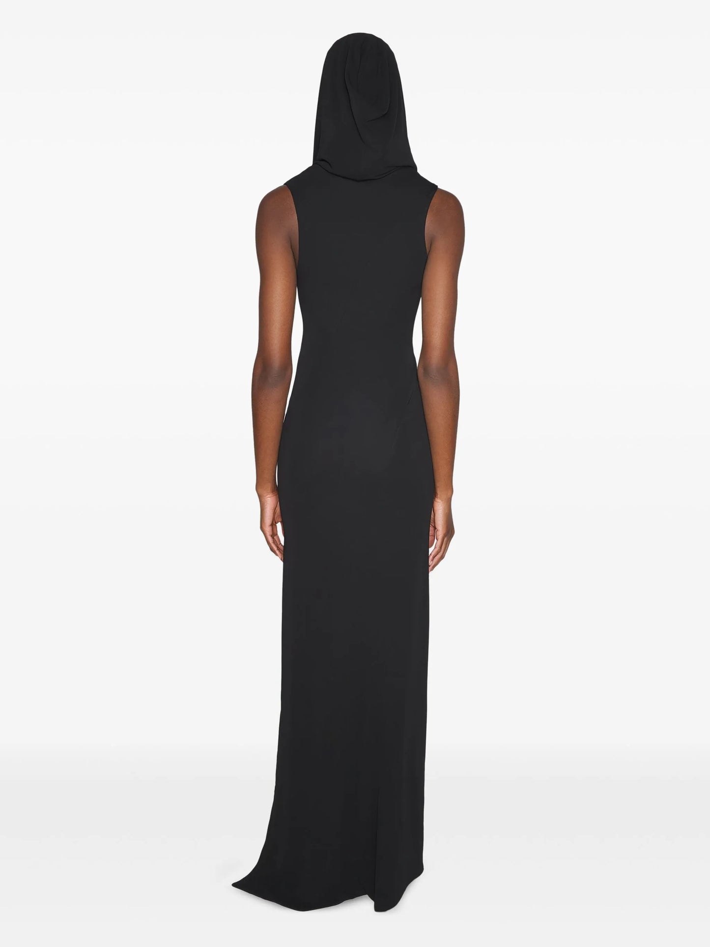 hooded maxi dress