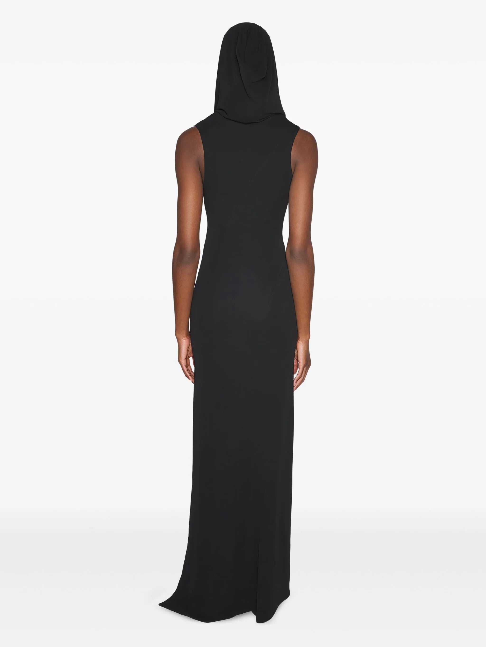 hooded maxi dress