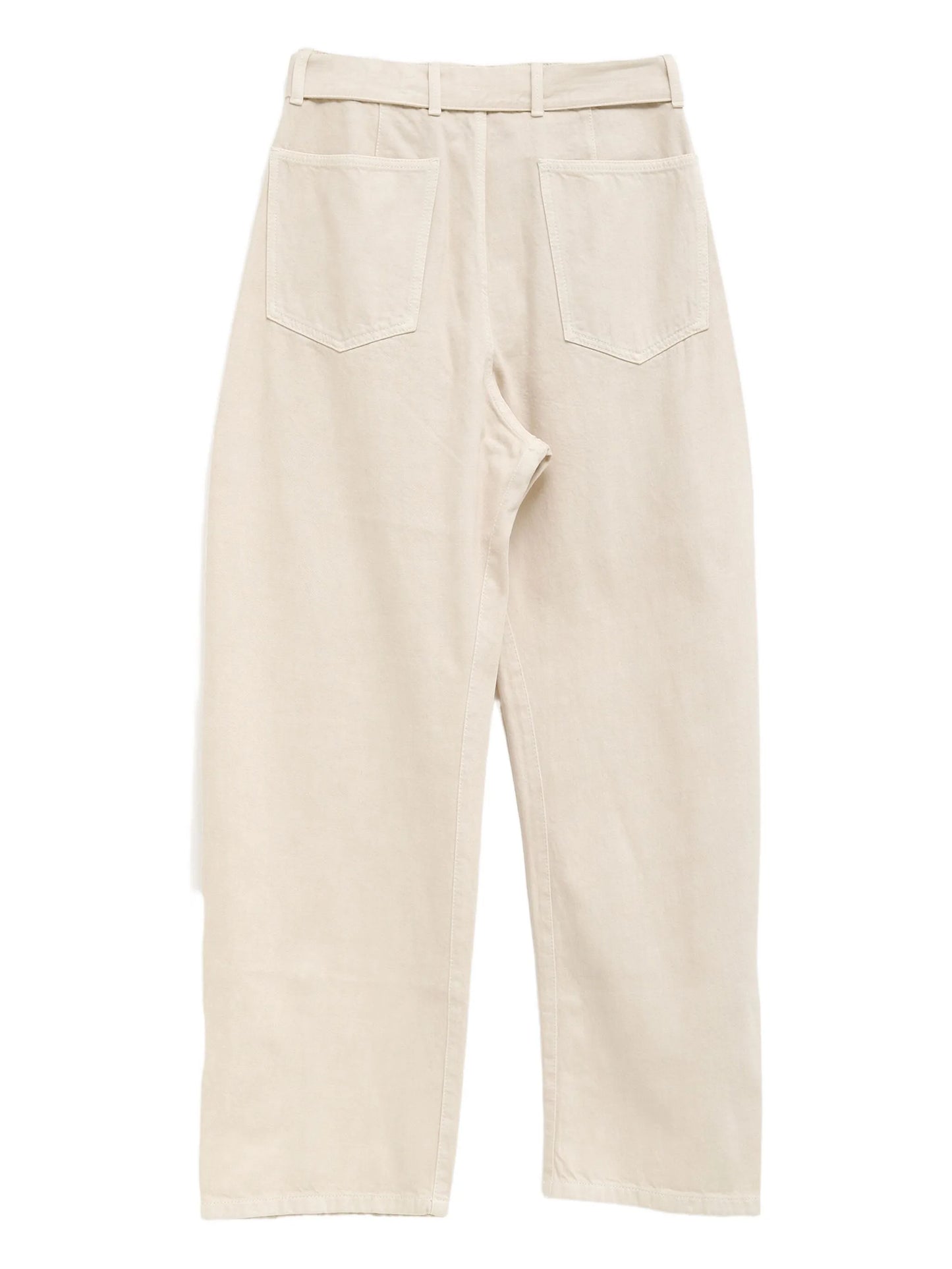 belted panel trousers