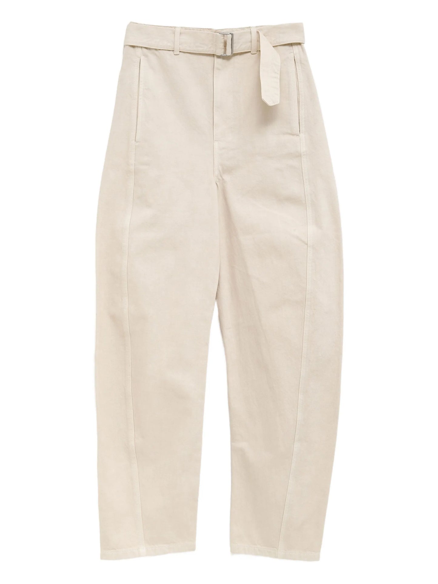 belted panel trousers
