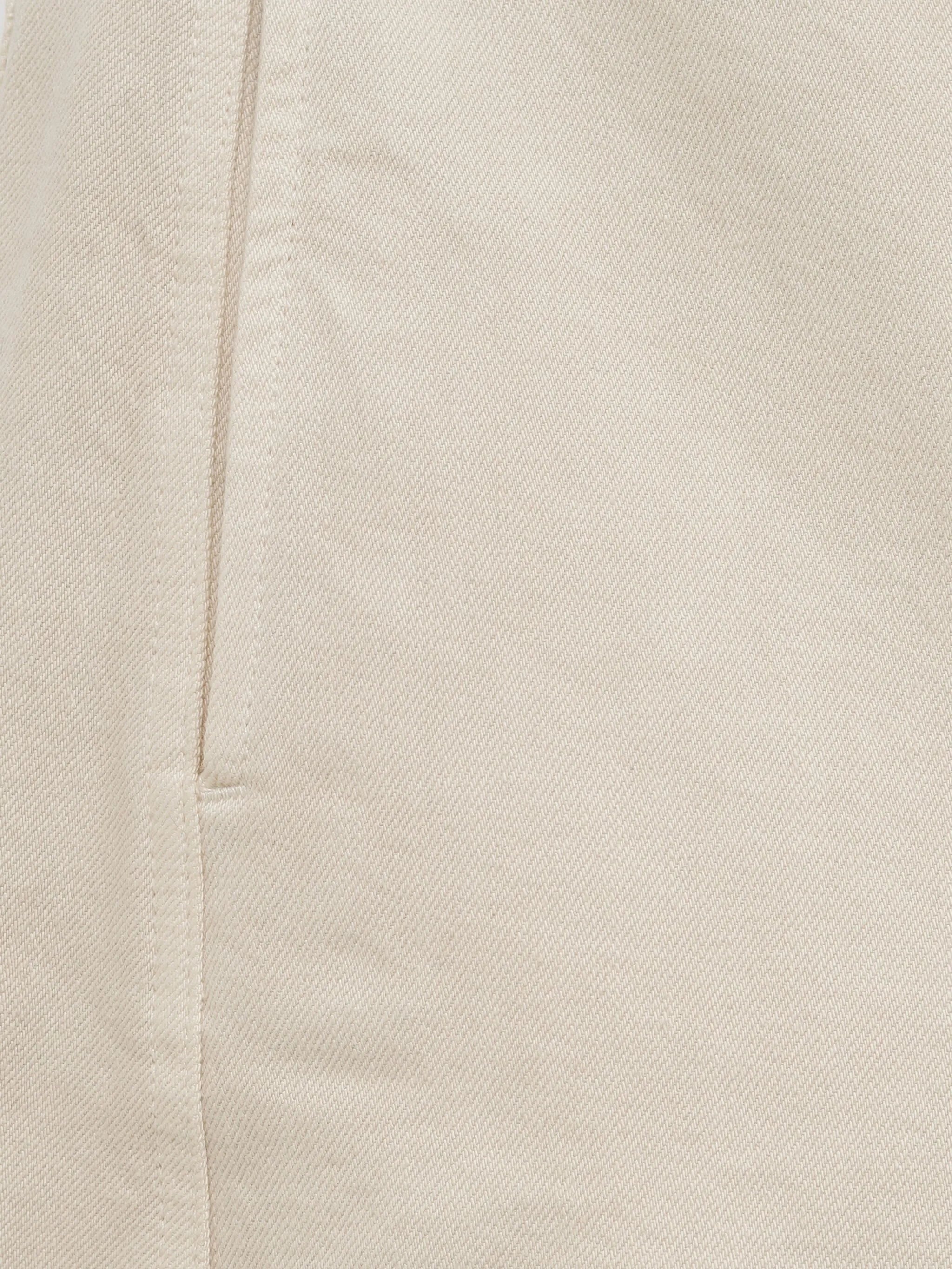 belted panel trousers
