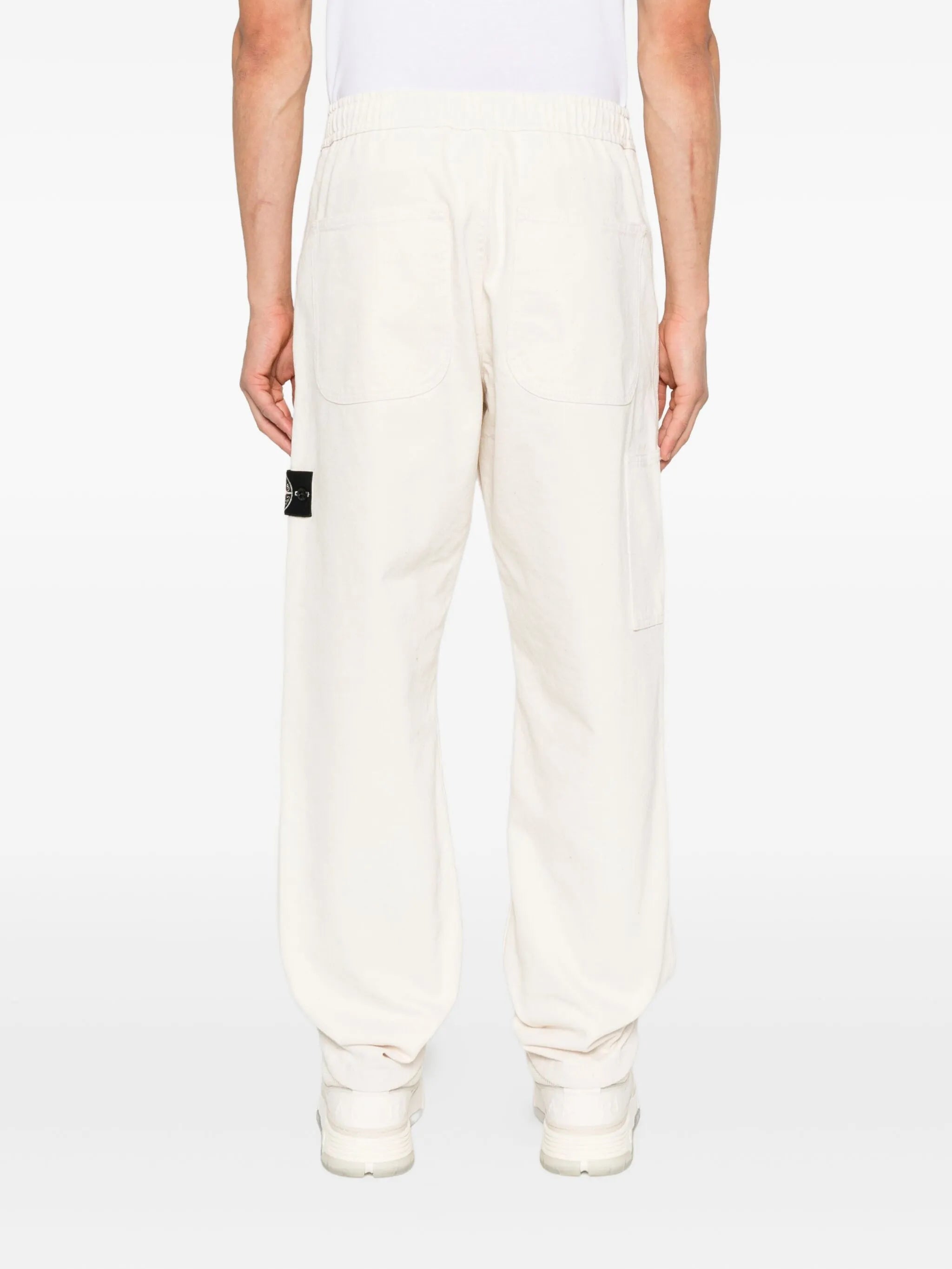 patch-pocket drawstring trousers