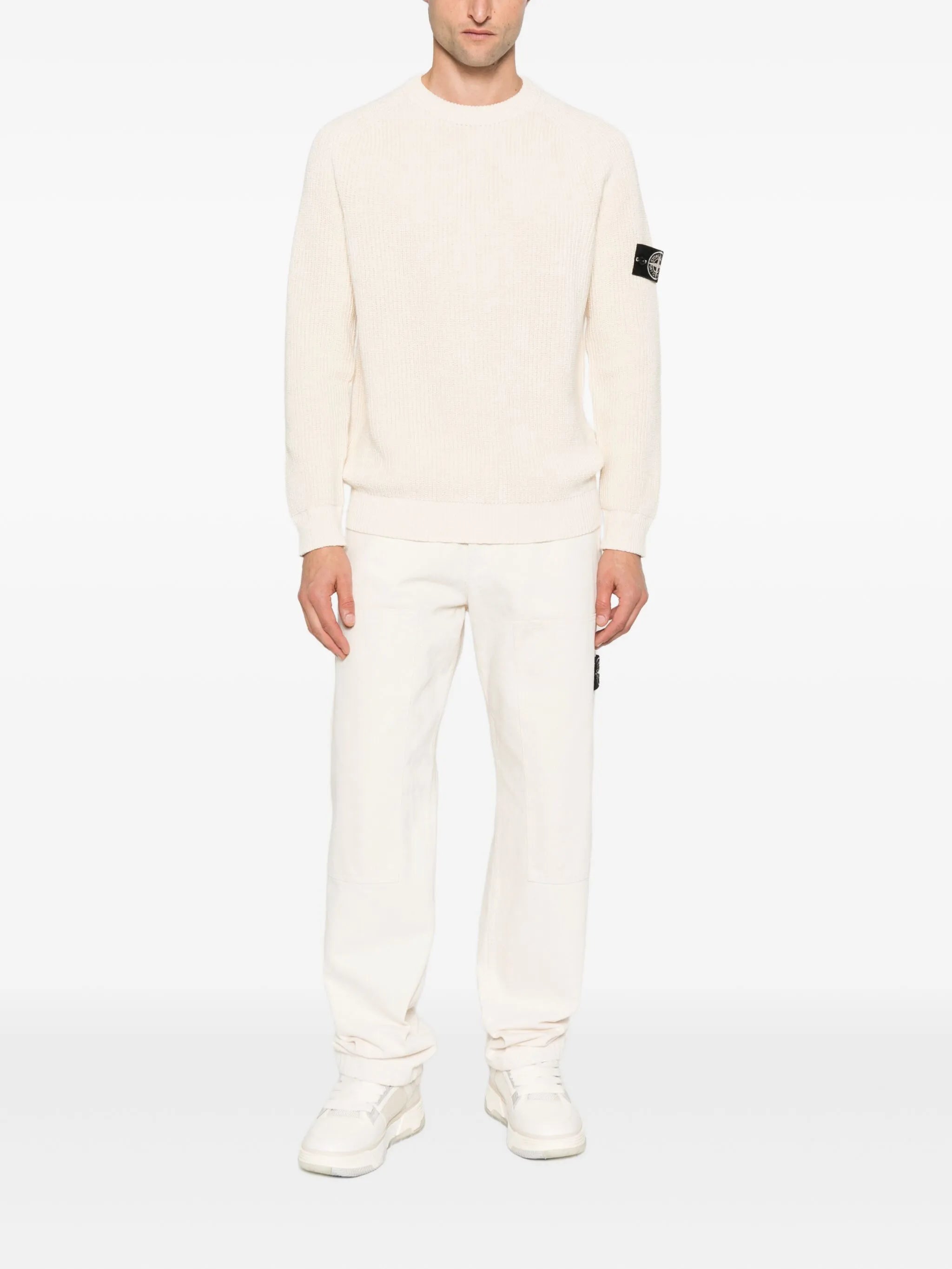 patch-pocket drawstring trousers