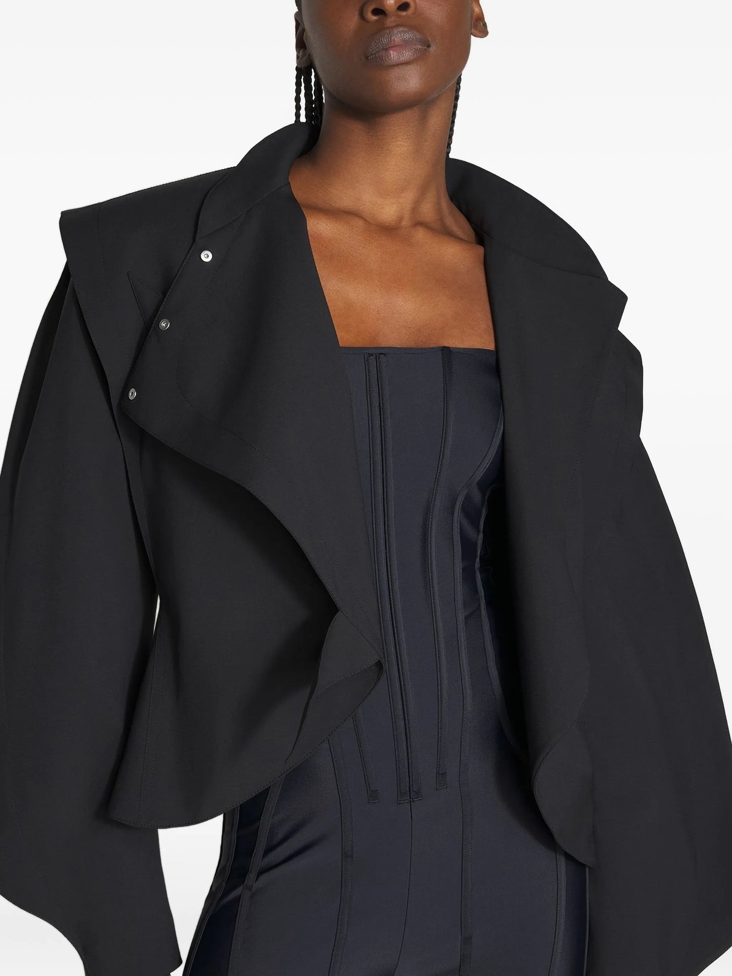 corset-detail jumpsuit