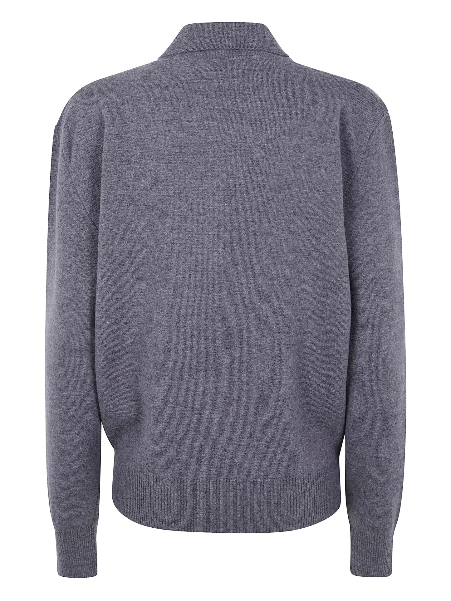 Compact polo sweater