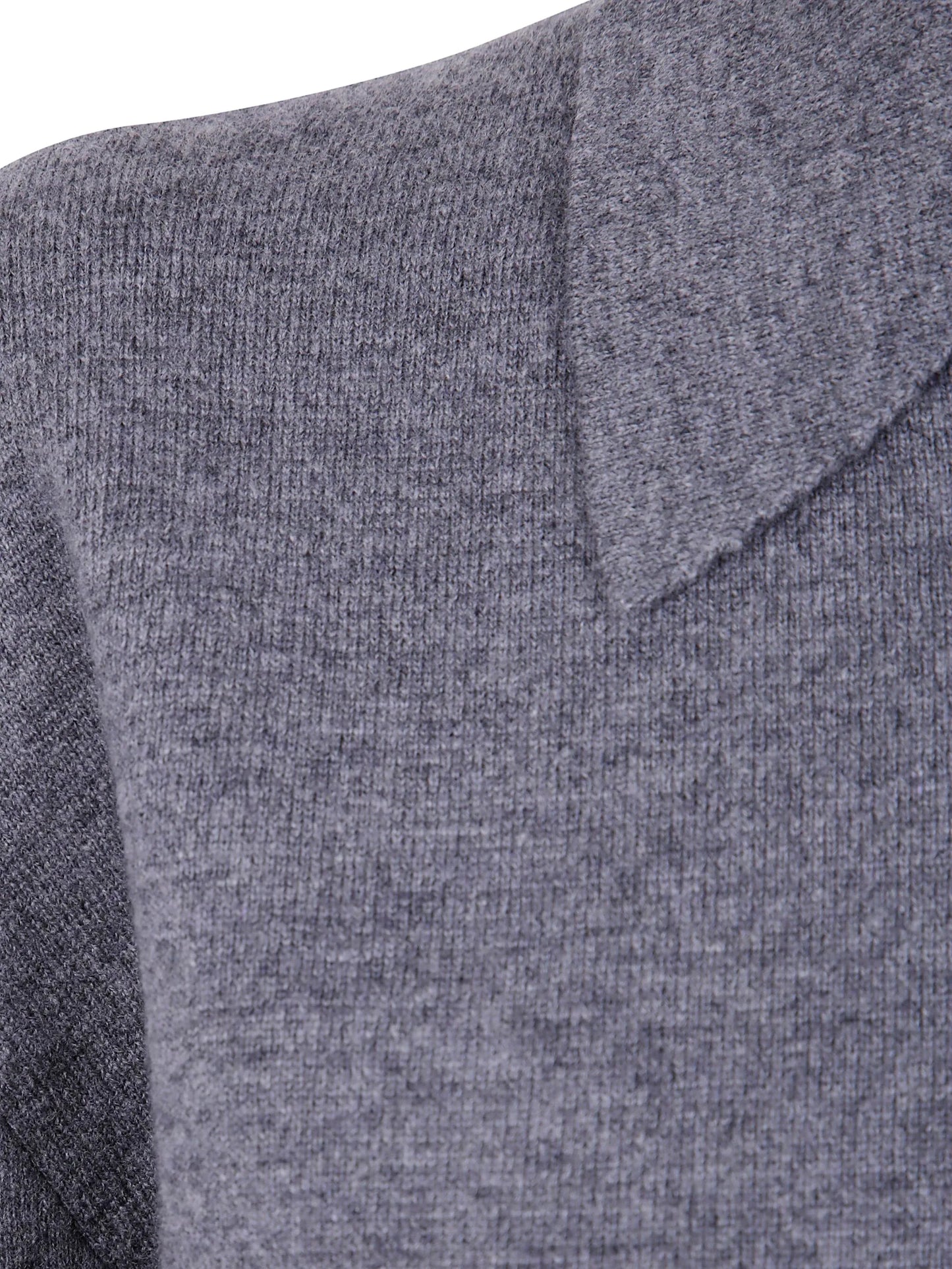 Compact polo sweater