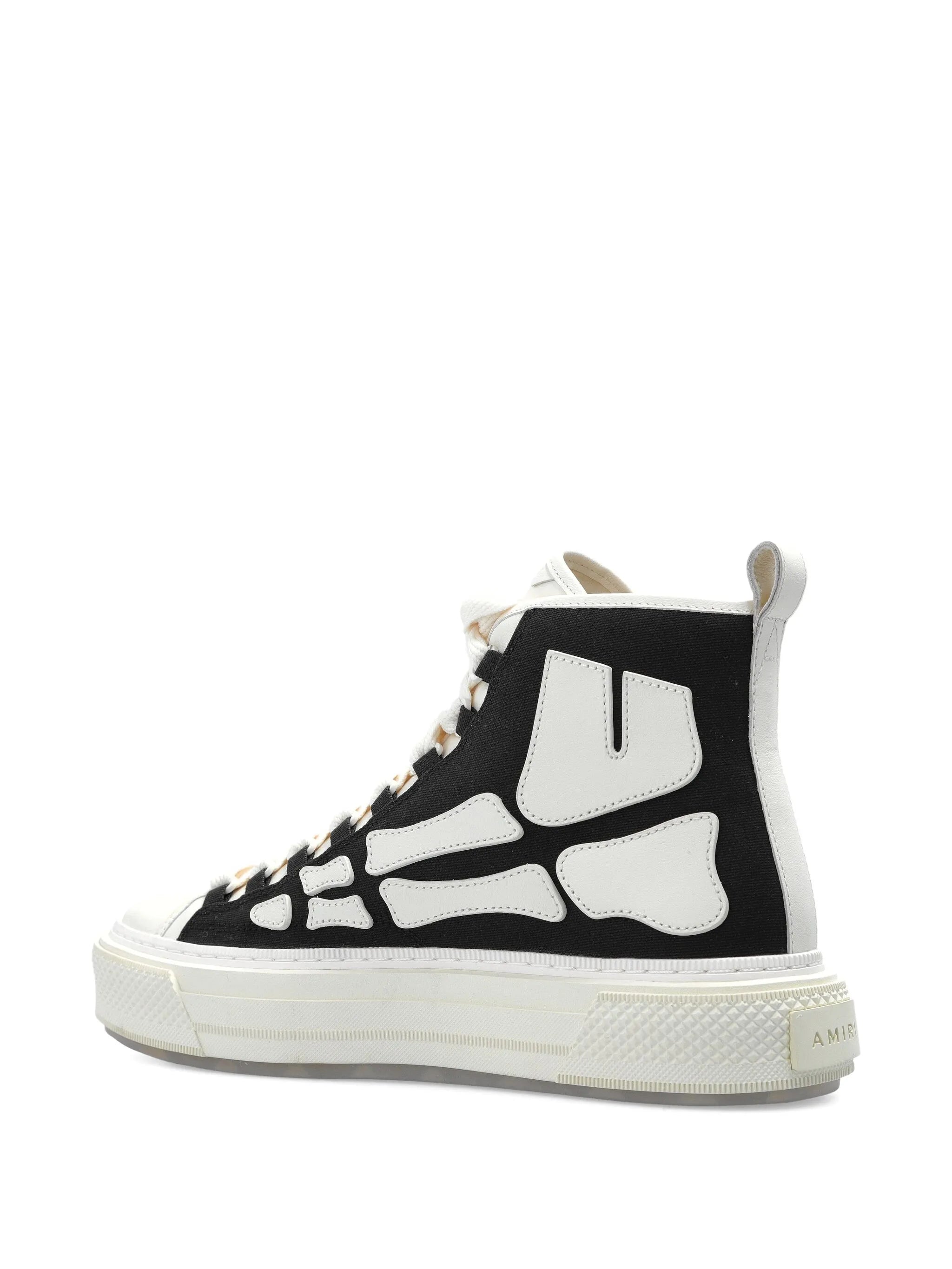 skeleton-print sneakers