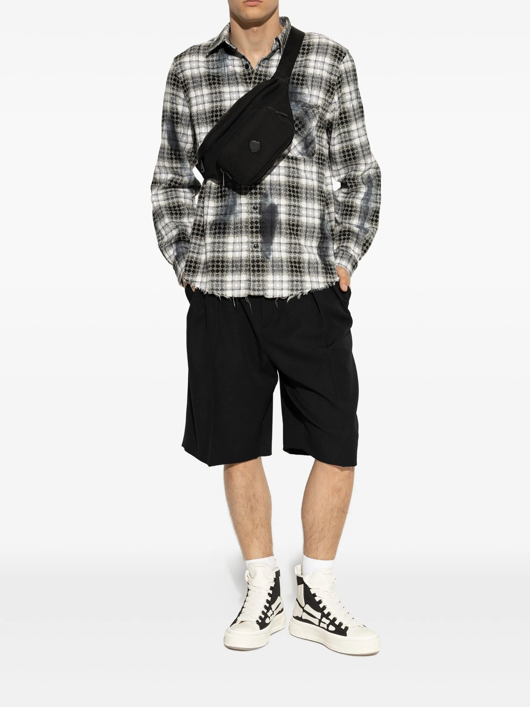 skeleton-print sneakers