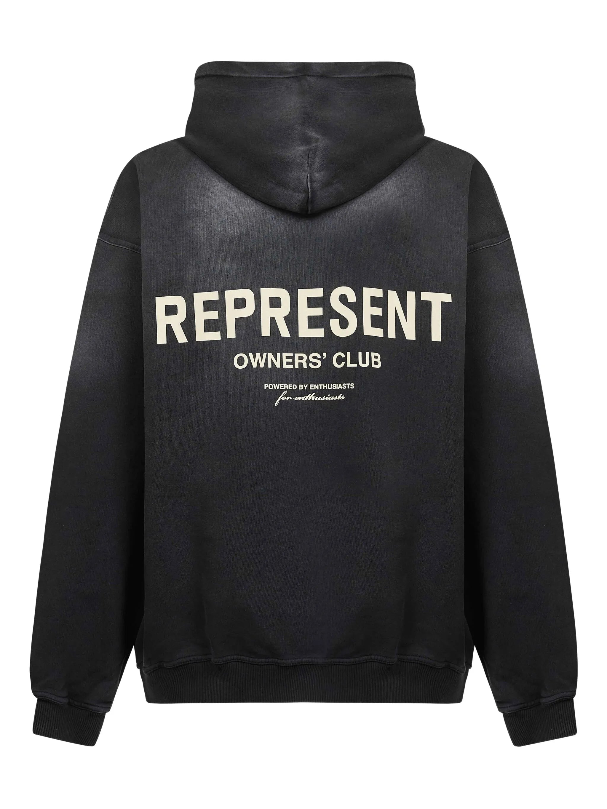 logo-print cotton hoodie