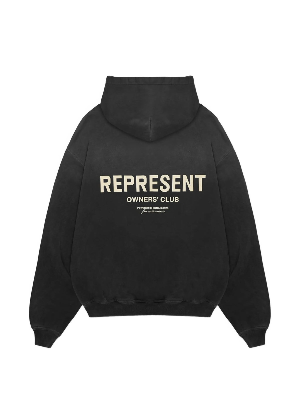 logo-print cotton hoodie