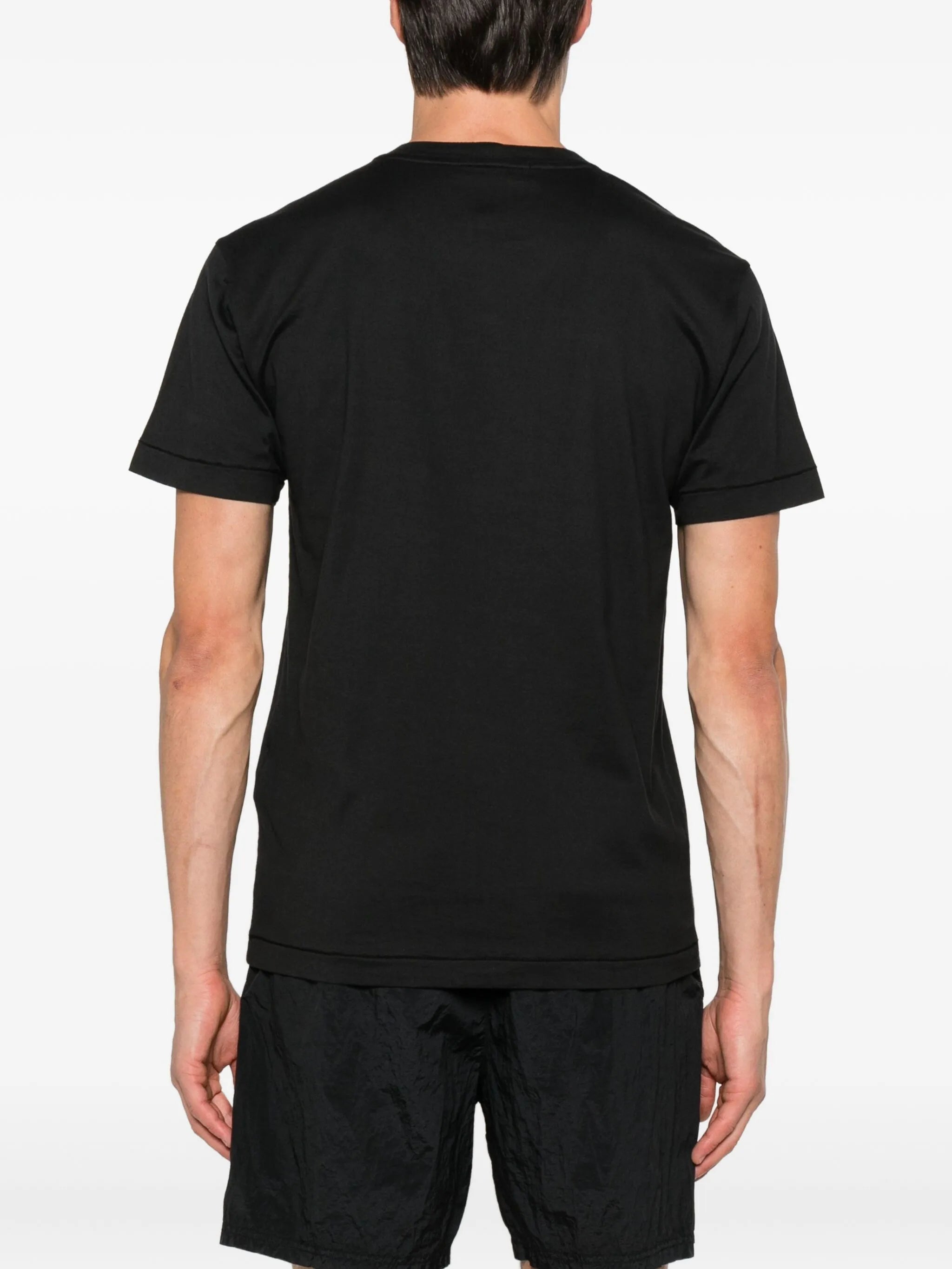 logo-patch cotton t-shirt