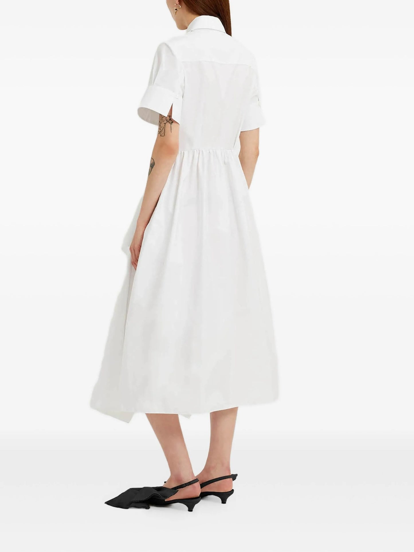 embroidered shirtdress