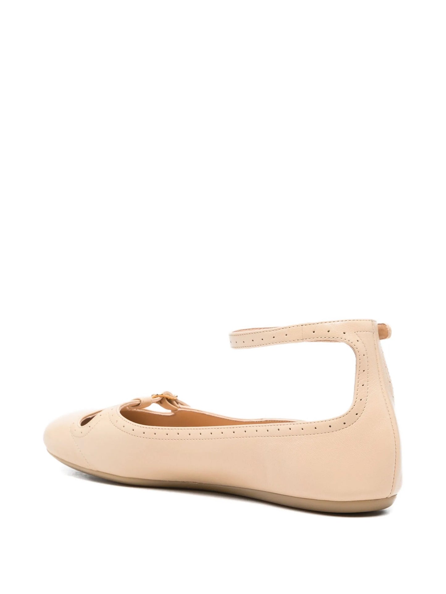 leather ballet flats