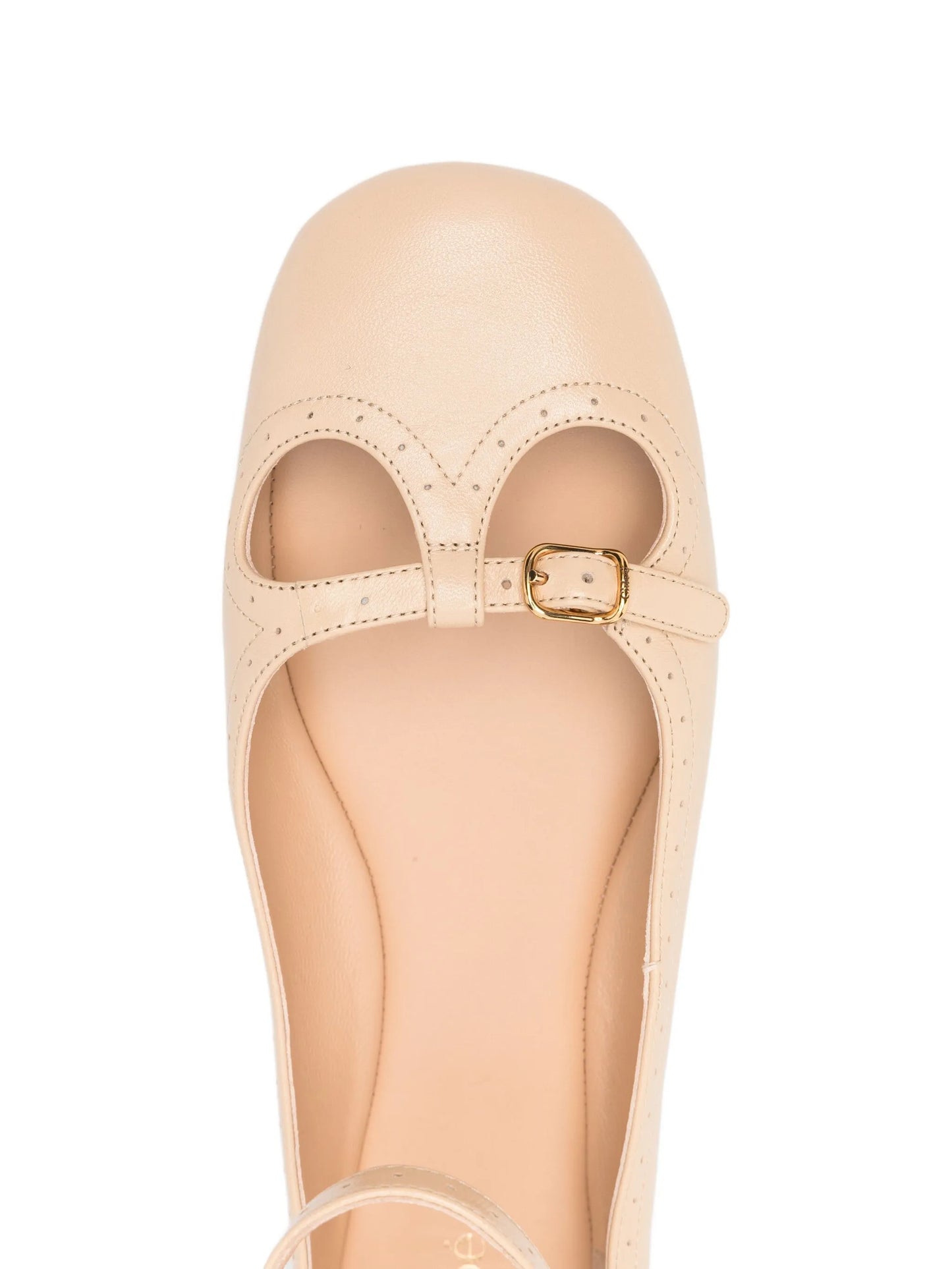 leather ballet flats