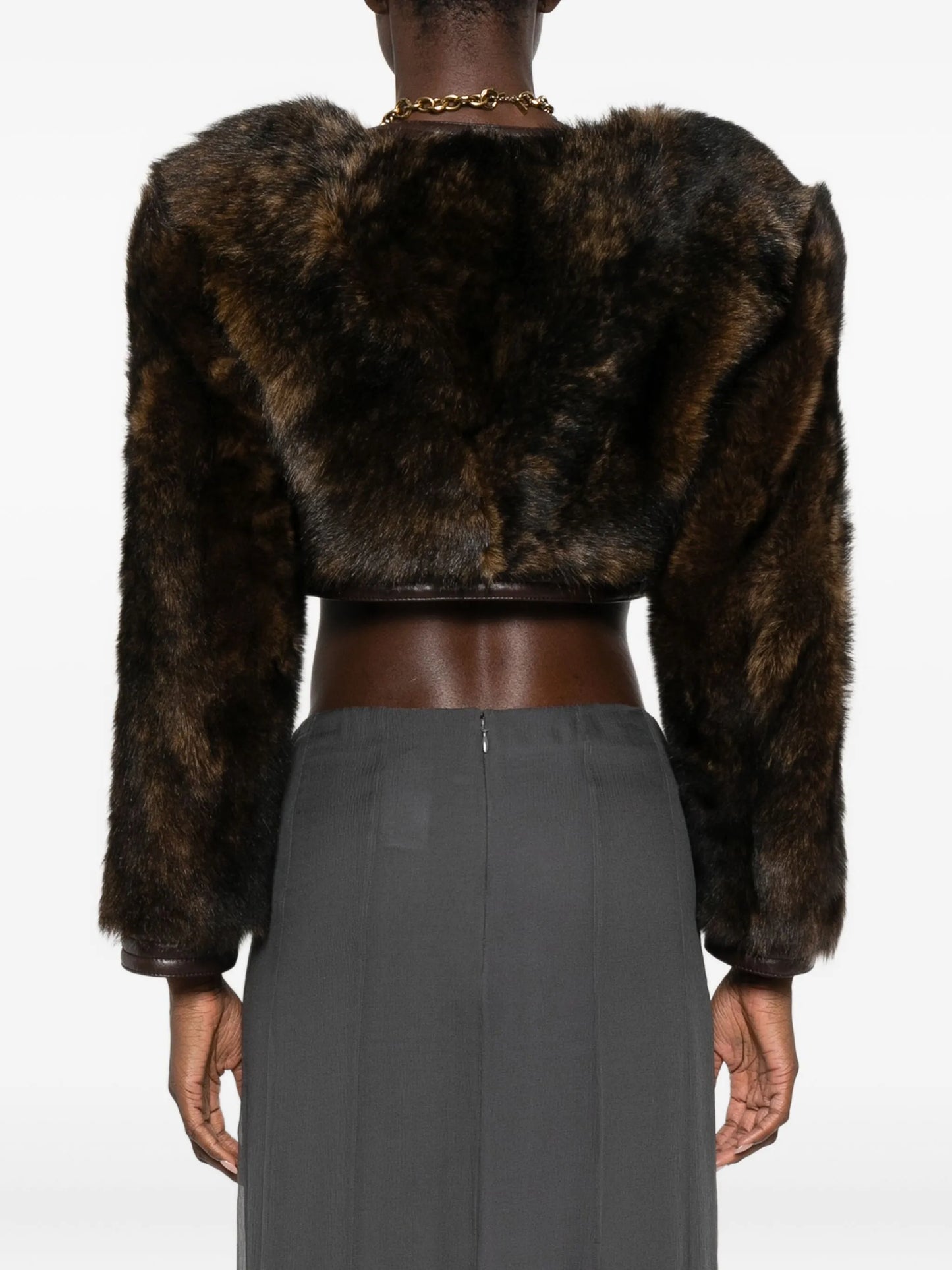 shearling cropped jacket