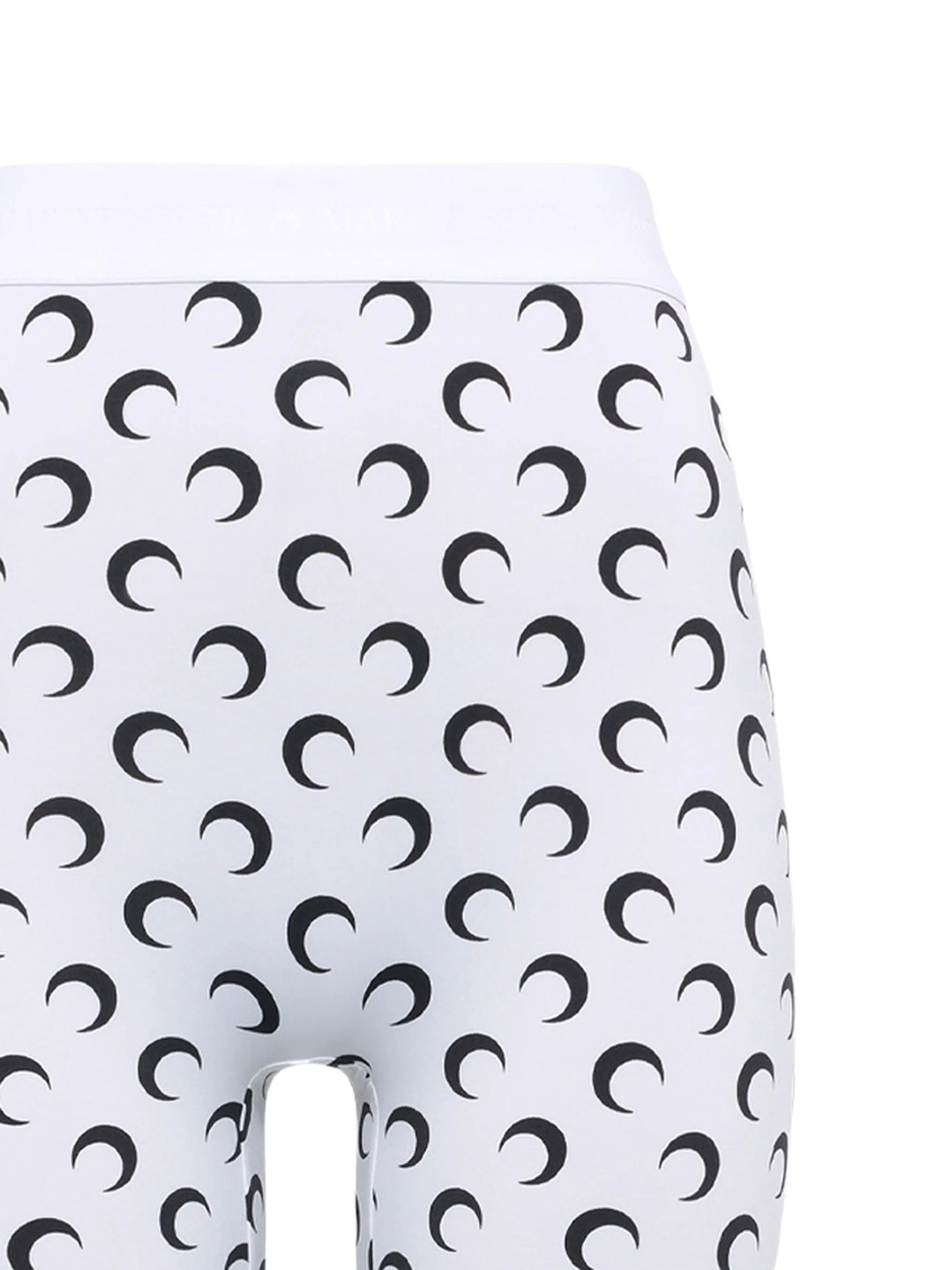 Moon-printed capri jersey trousers