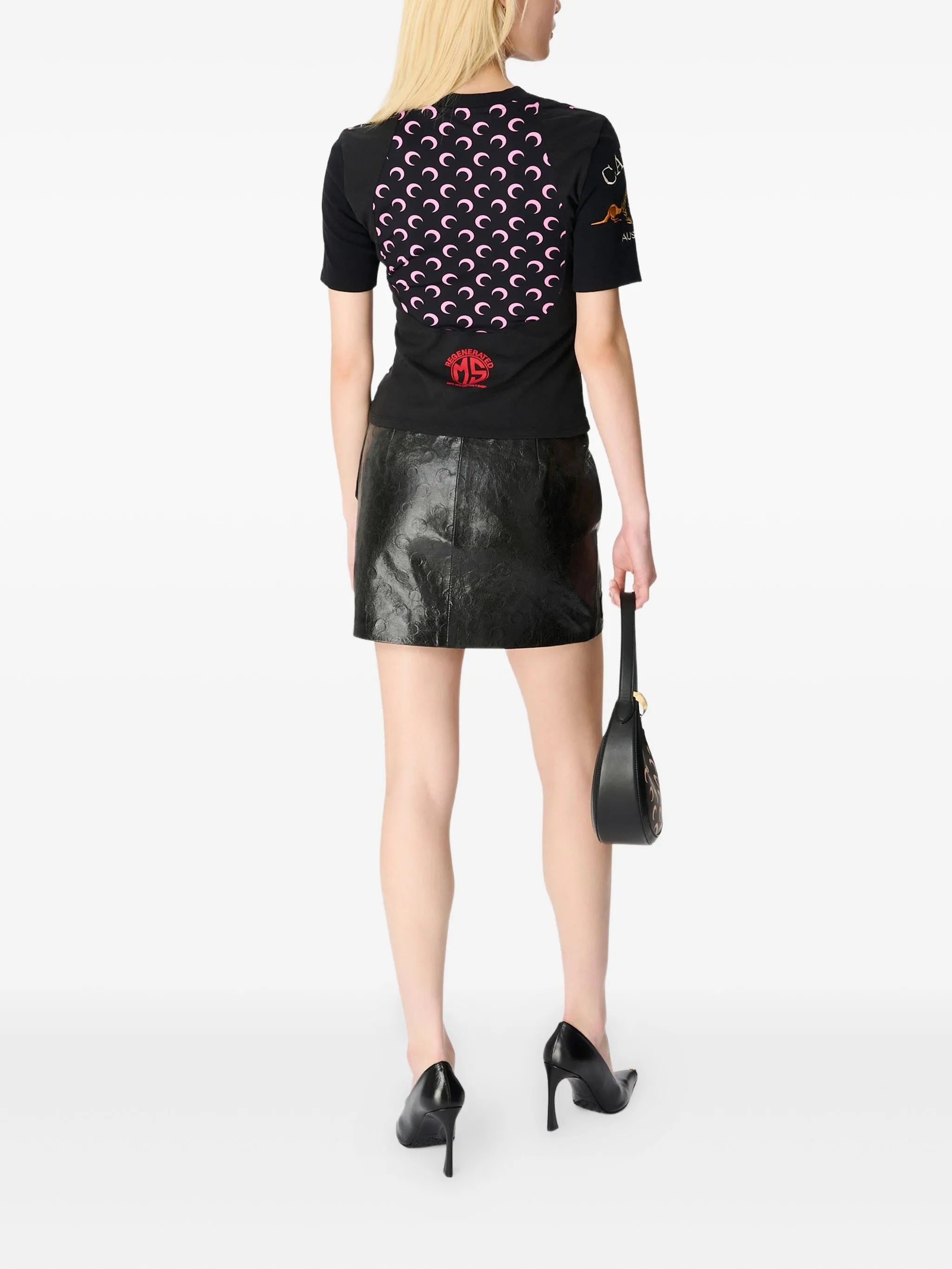 logo-print elephant-graphic T-shirt