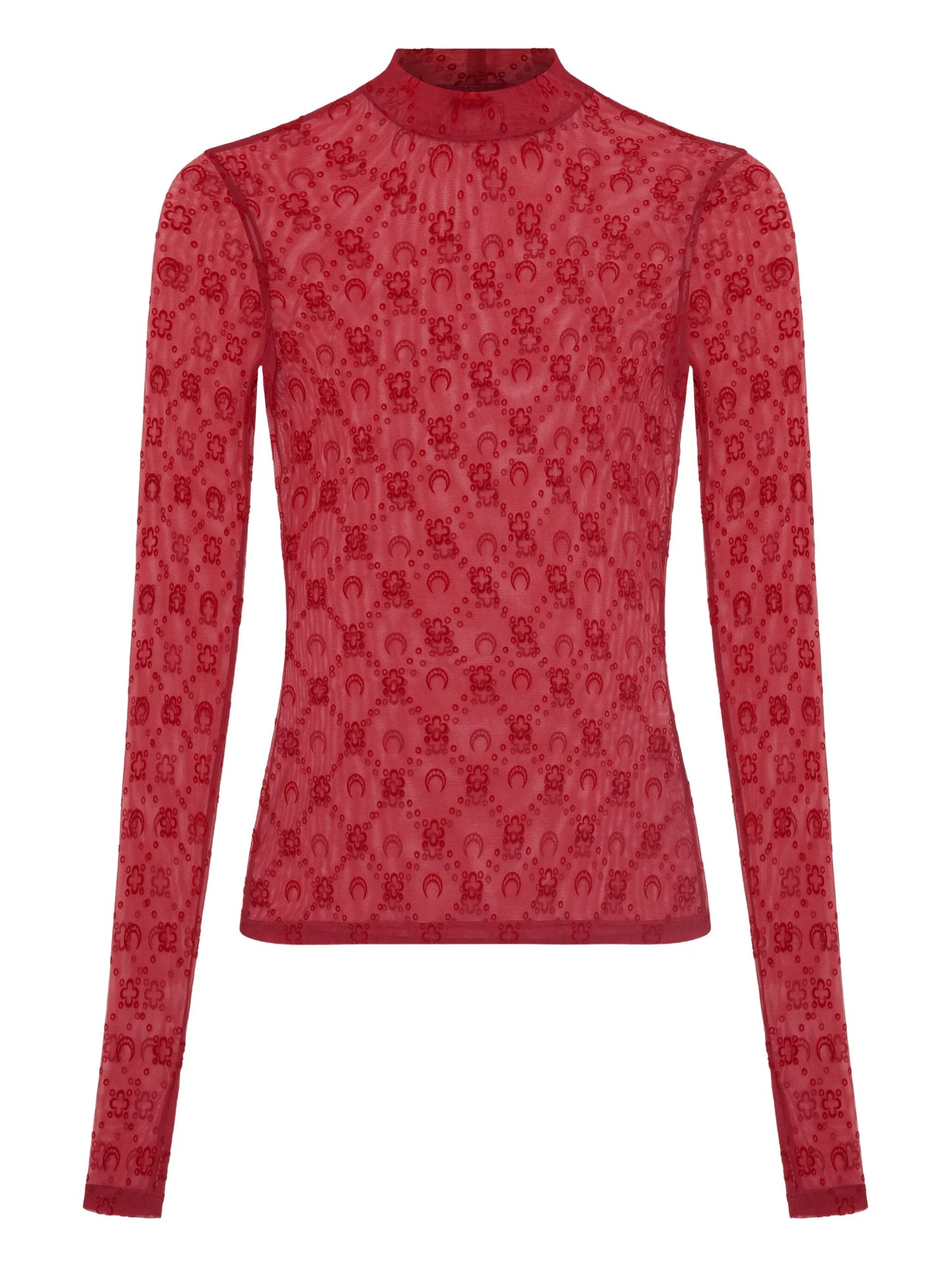 moonogram high-neck top