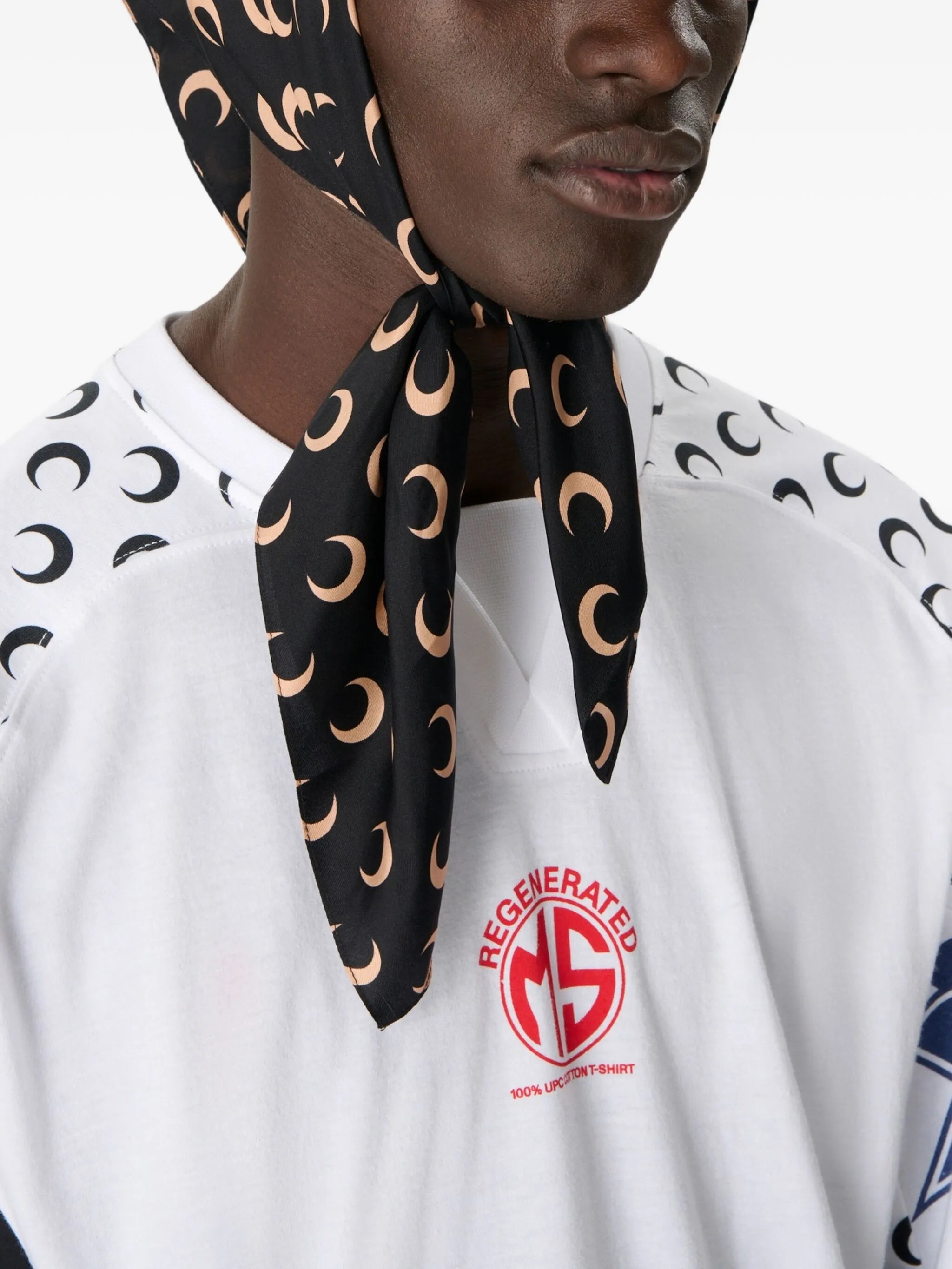 Regenerated graphic-print T-shirt