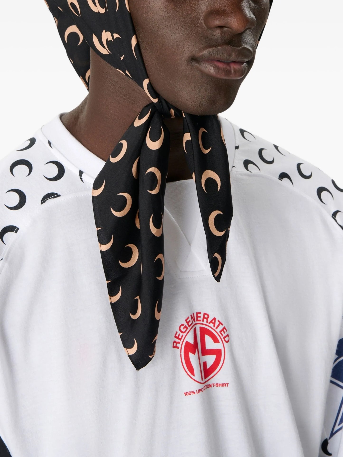 Regenerated graphic-print T-shirt