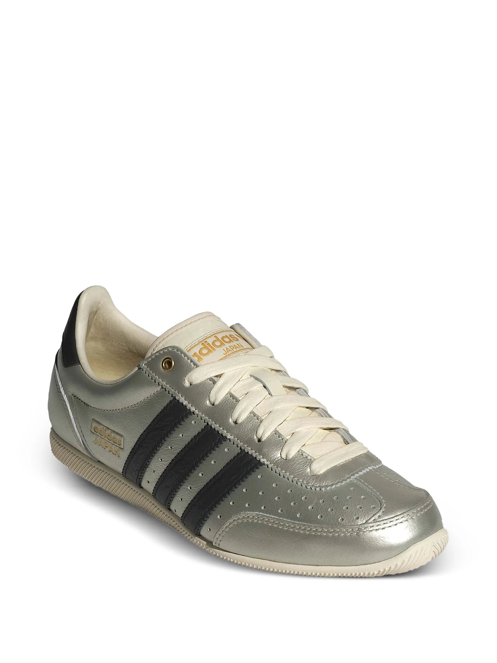 Japan three-stripe leather sneakers