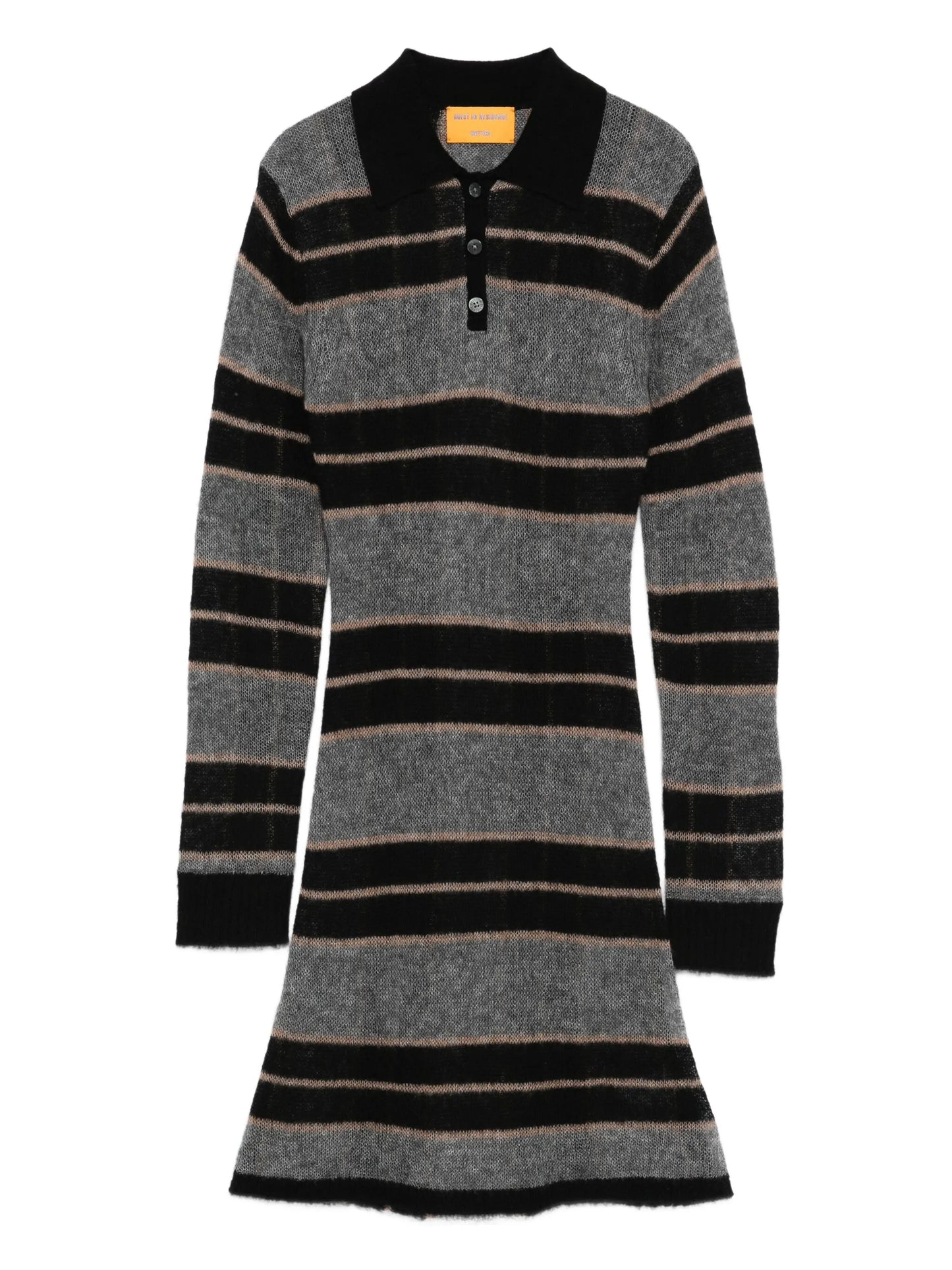 striped midi dress