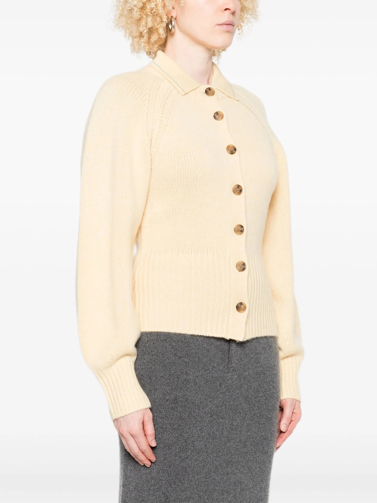 button-up cardigan