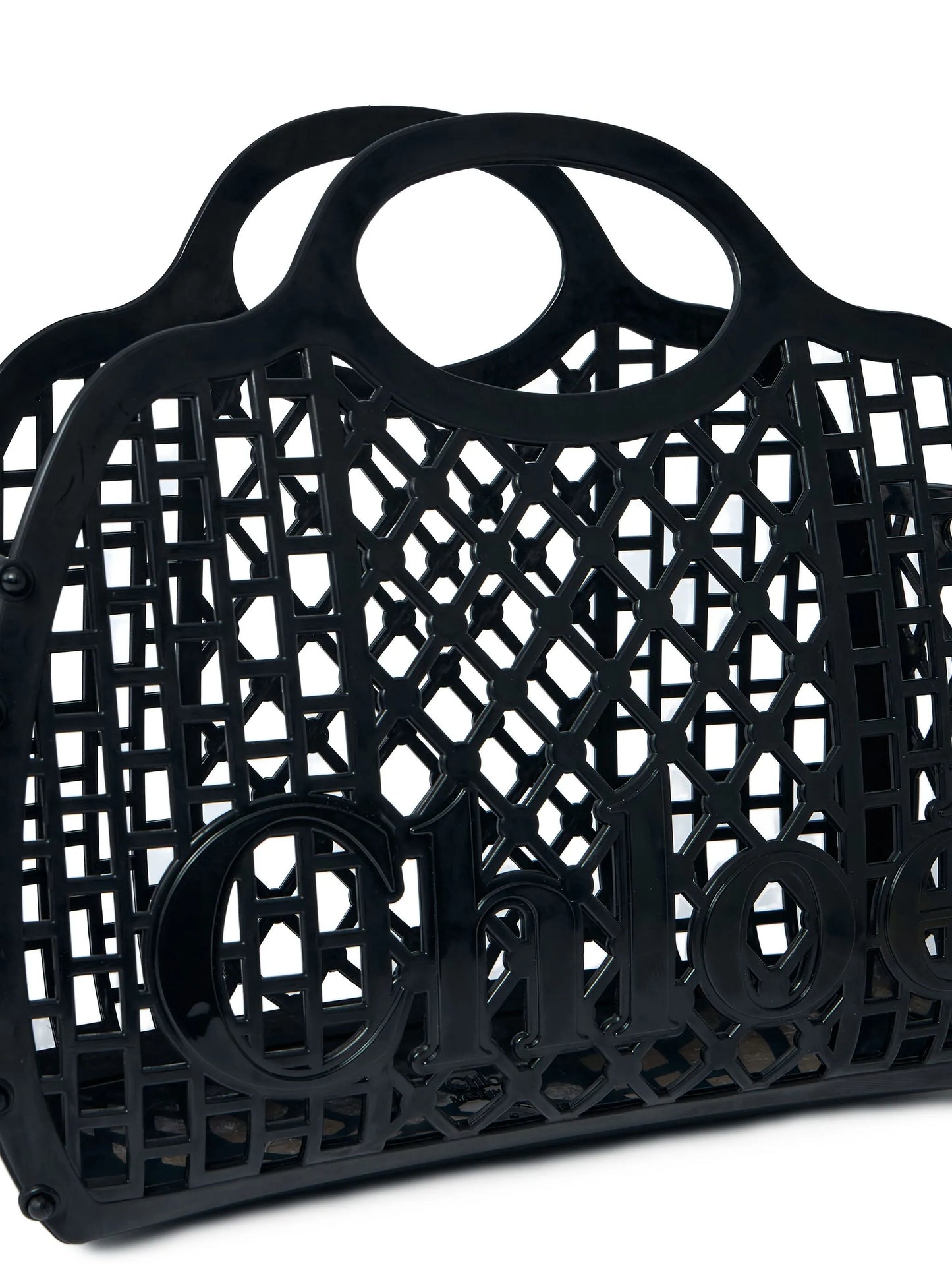 Cage logo-detail tote bag