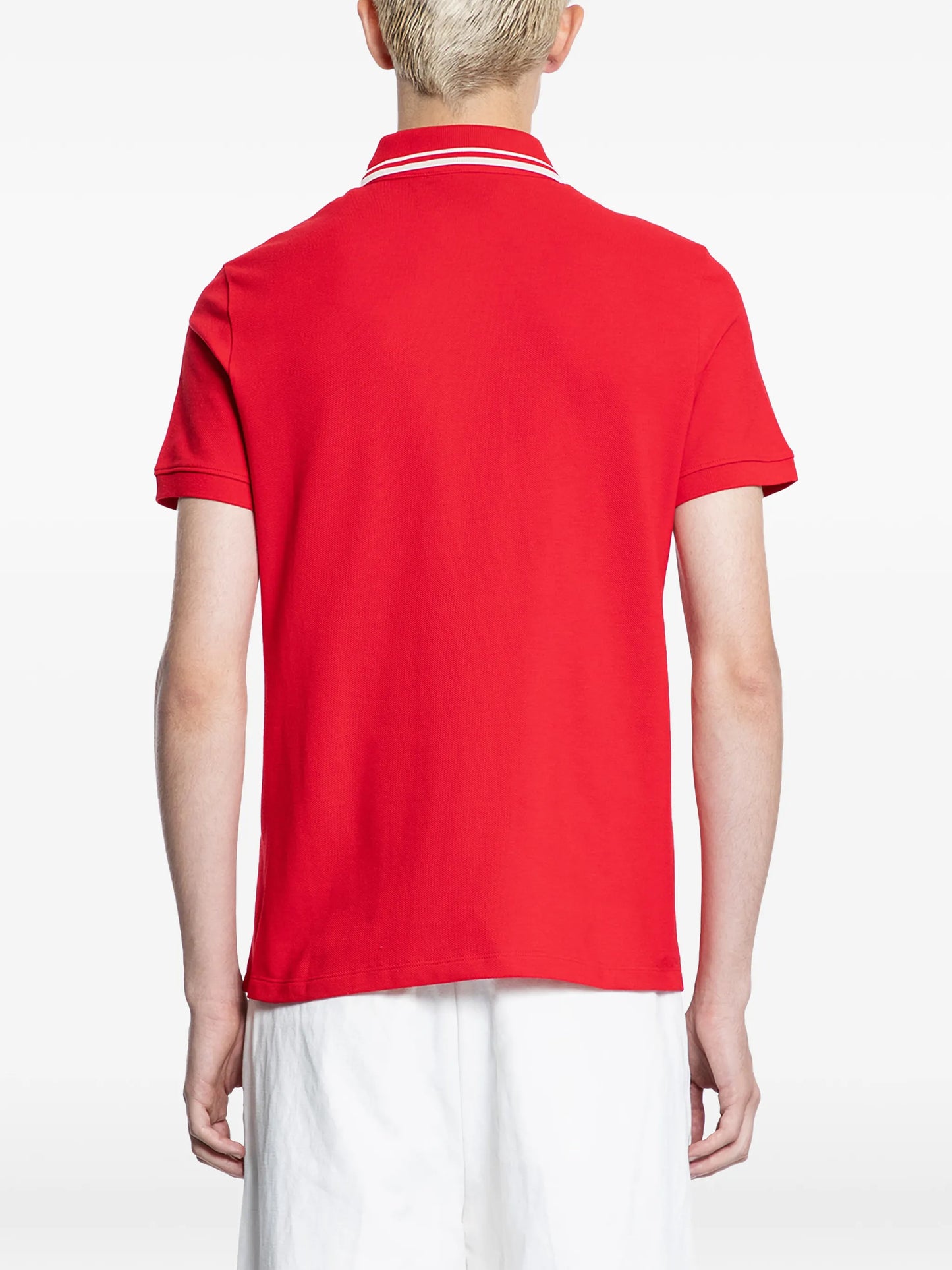 Vlogo patch cotton piqué polo shirt